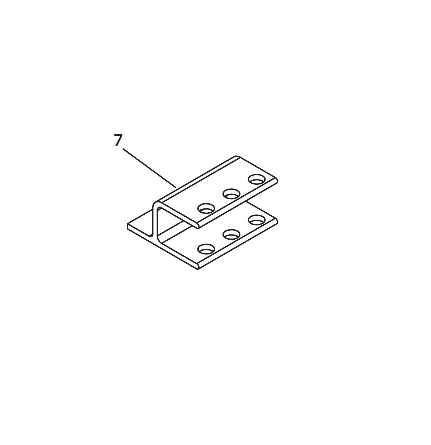 Shur-co: Lifter Half 2 Lifter Bracket Right by (Magnum/TiteTrax) Route One Trailers