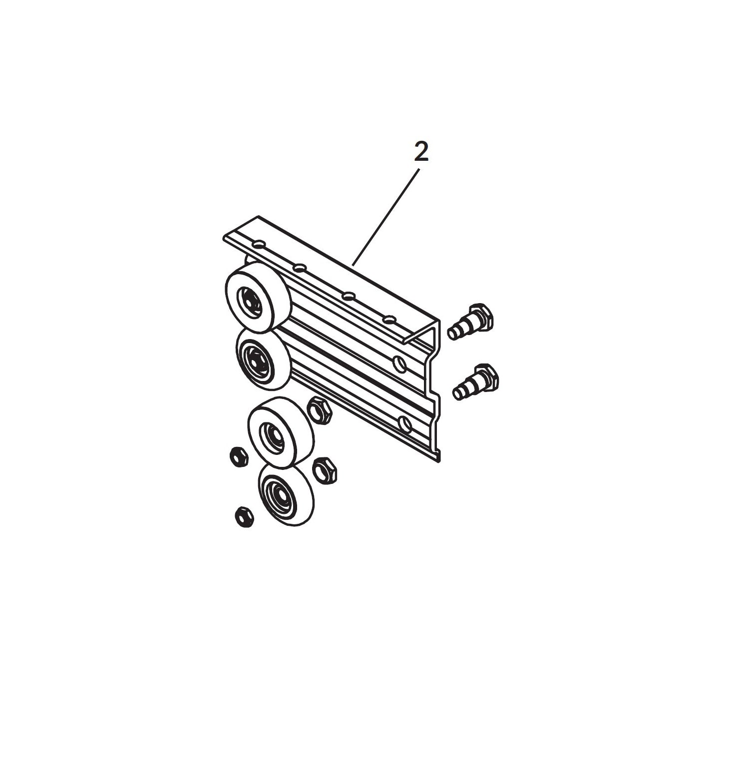 Shur-co: Intermediate Cart 11" - Int Foot Only