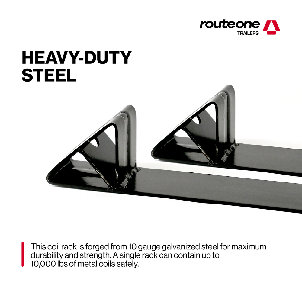 Coil Rack 33” x 3” | Heavy-Duty Steel Coil Hauling Support