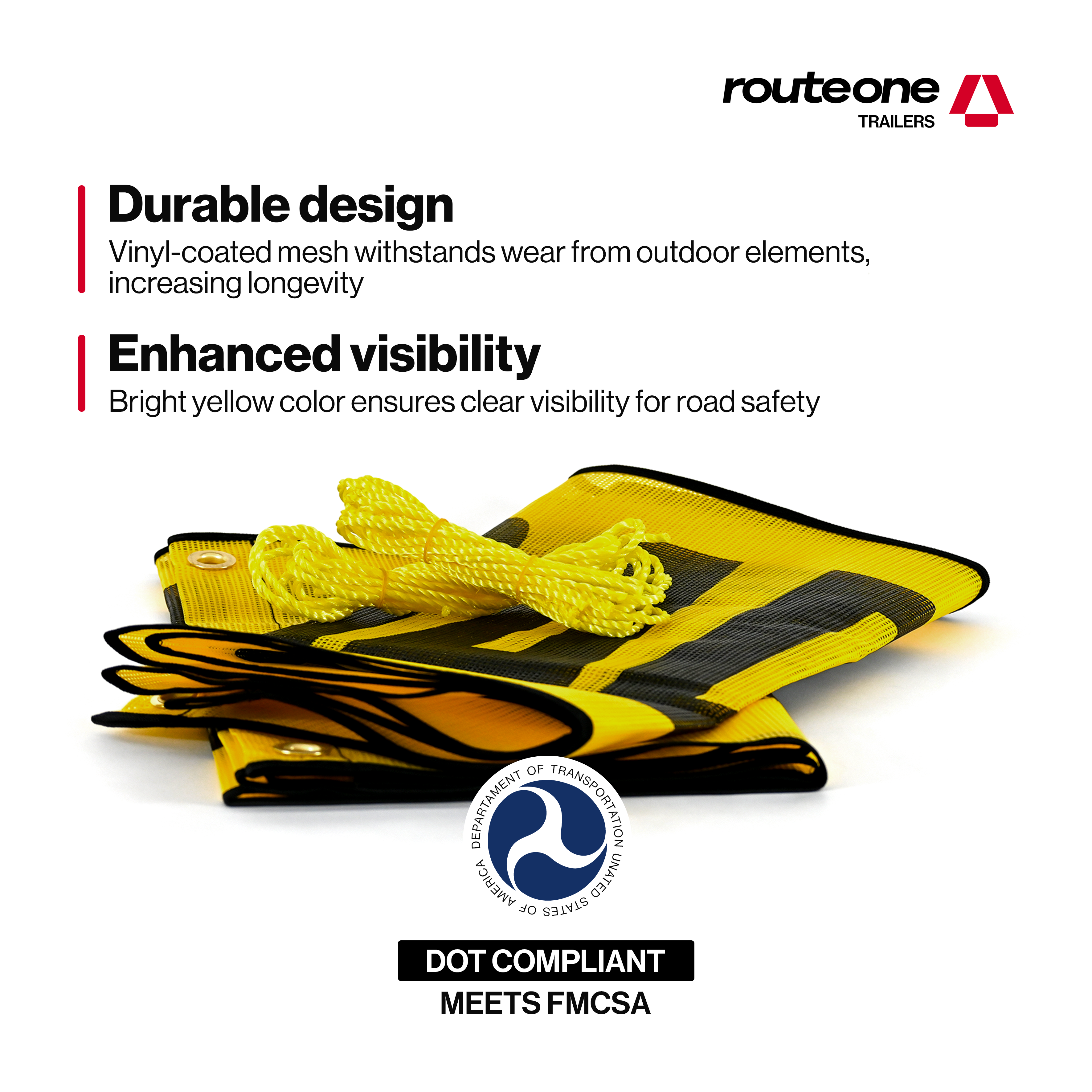 18" x 84" Mesh OVERSIZE LOAD Banner