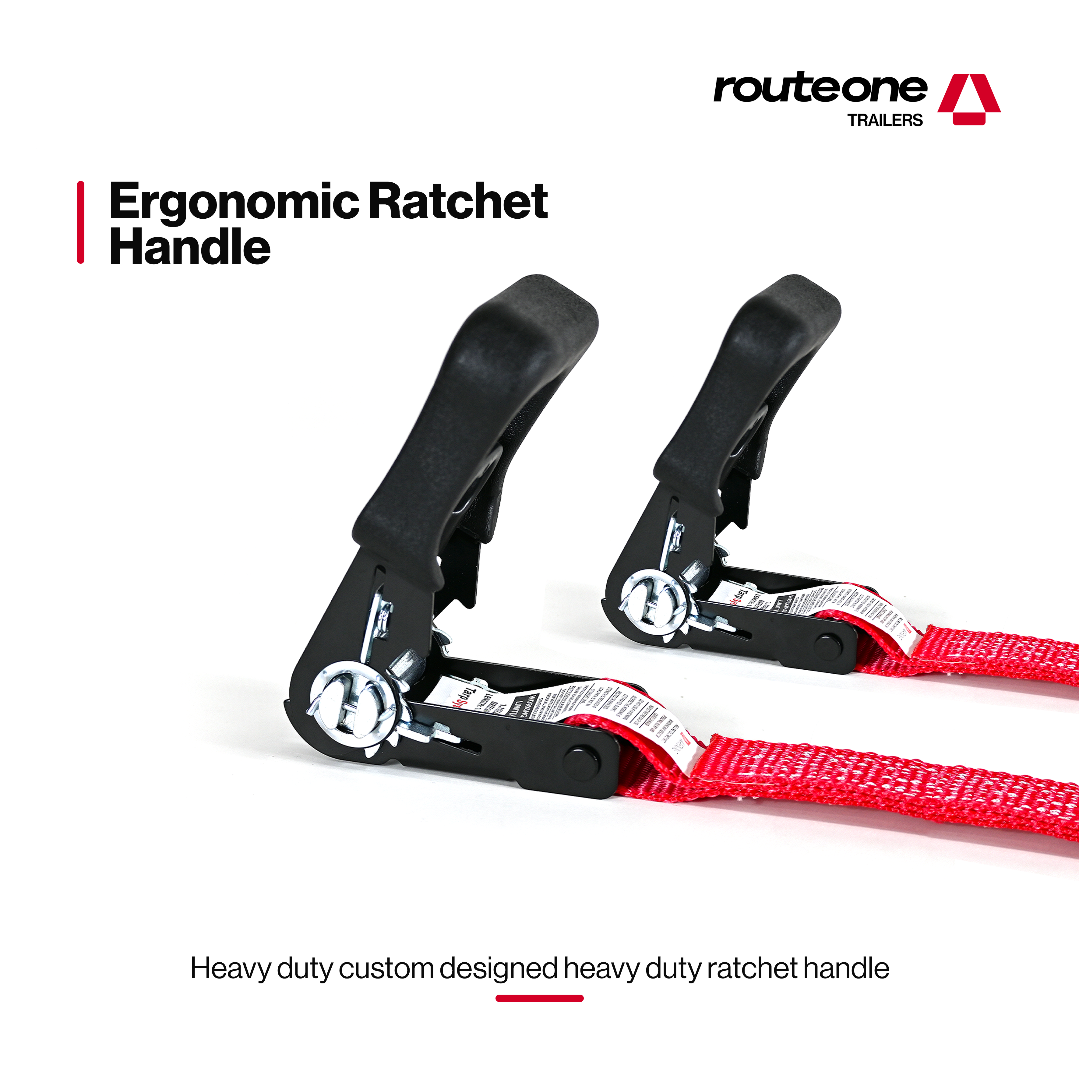 1 1/4" x 15' Cargo Strap w Double J Hook (2 pcs) includes Bag