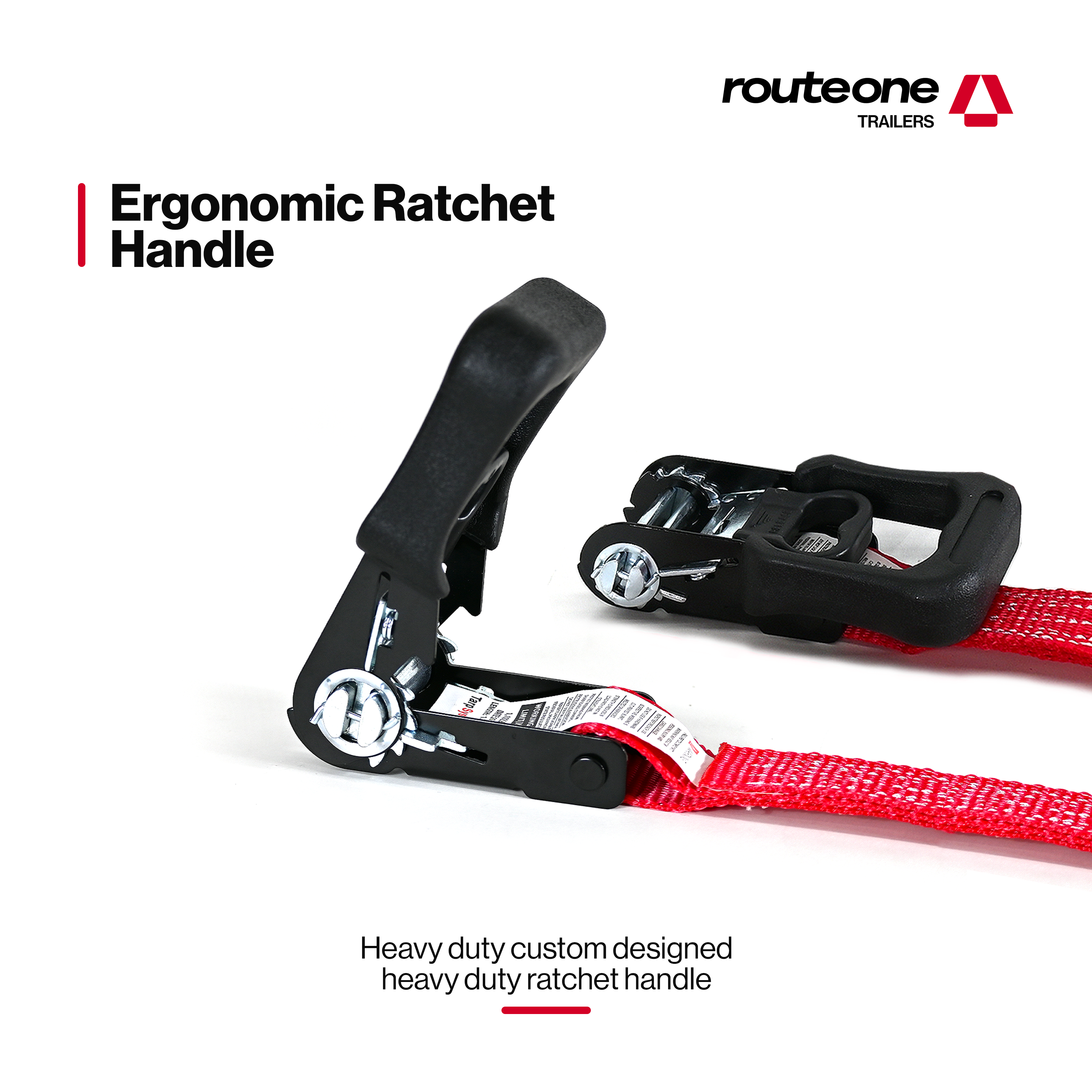 1 1/4" x 15' Cargo Strap w Double J Hook (2 pcs) includes Bag