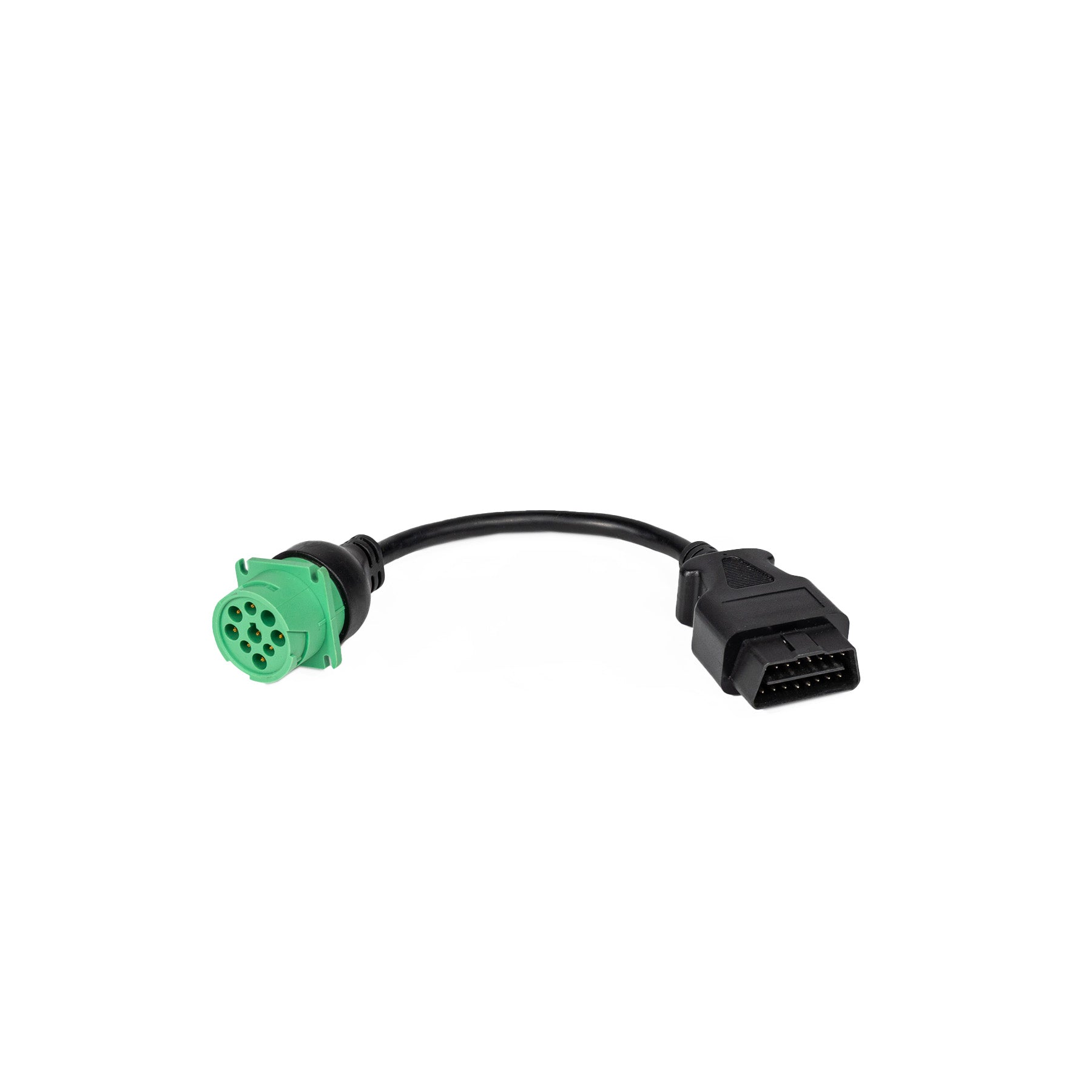 OBDII Short 16 Pin Cable For IOSIX Device - 16 pin IN / 9 pin OUT (Volvo and Mac)