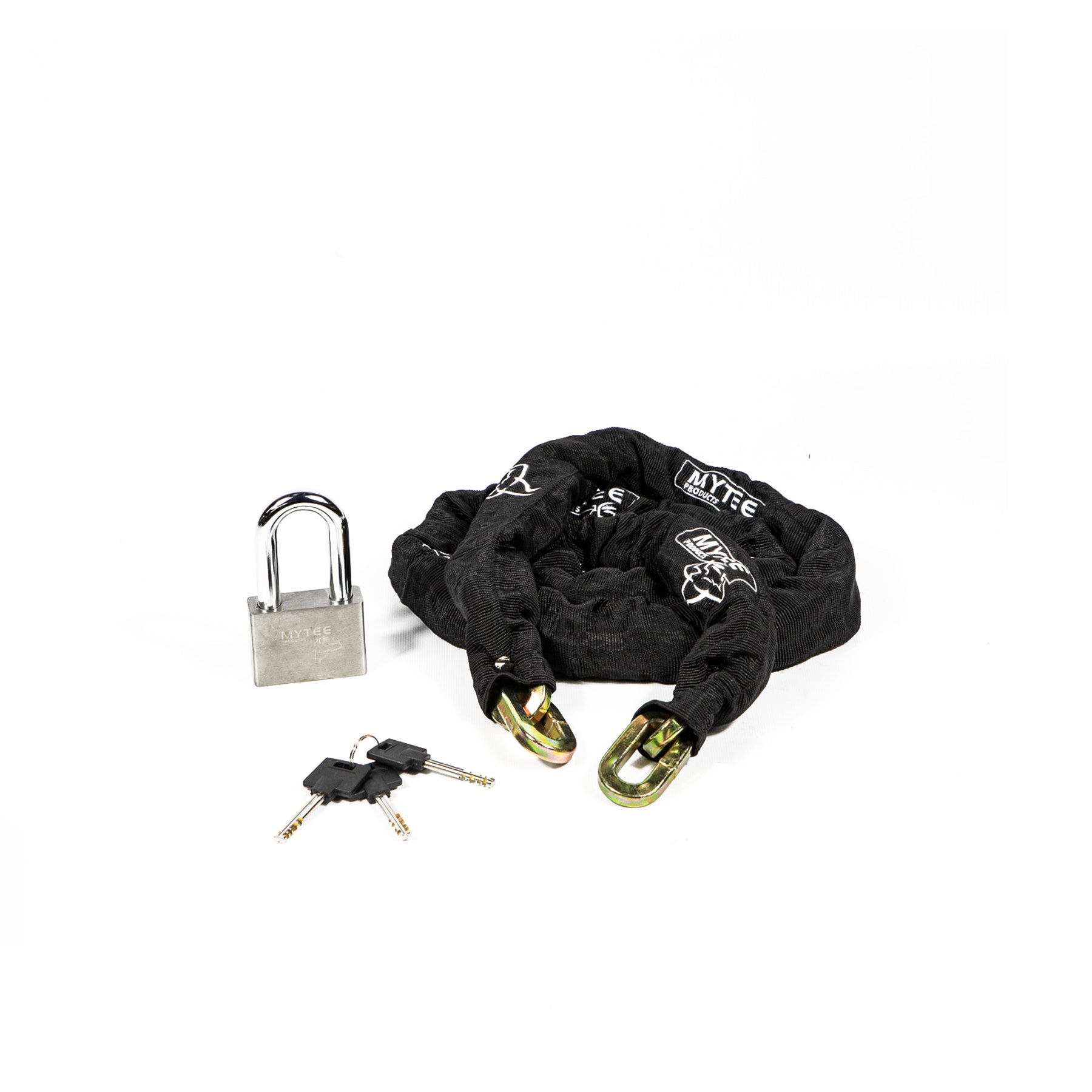 3/8" x 6' Security Hardened Square Link Chain w/ Cordura Cover & Anti-Cut Lock Carrying Case Route One Trailers