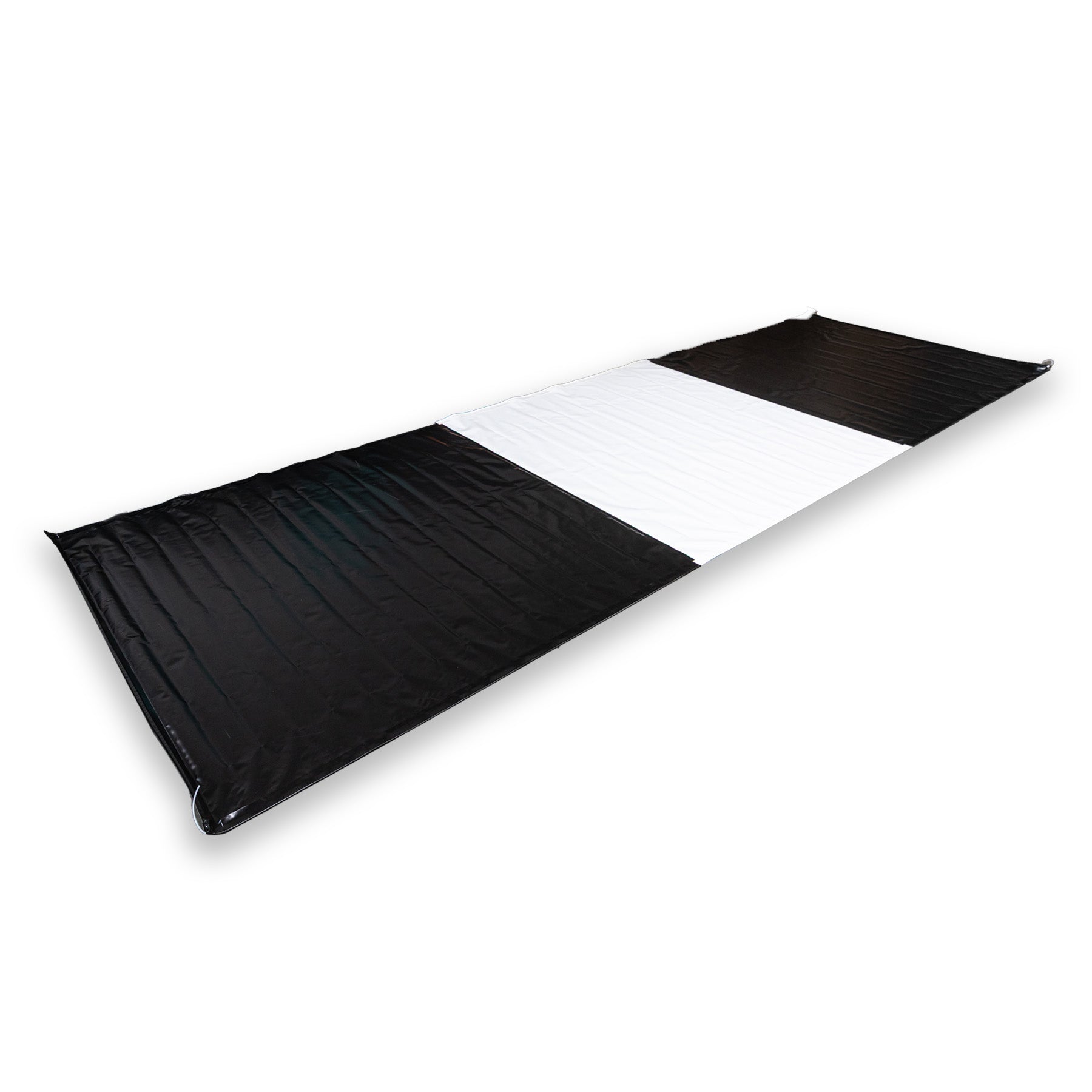 TarpStop: Fastrack FRONT/REAR Panel 100'' H System 107'' W Black Route One Trailers