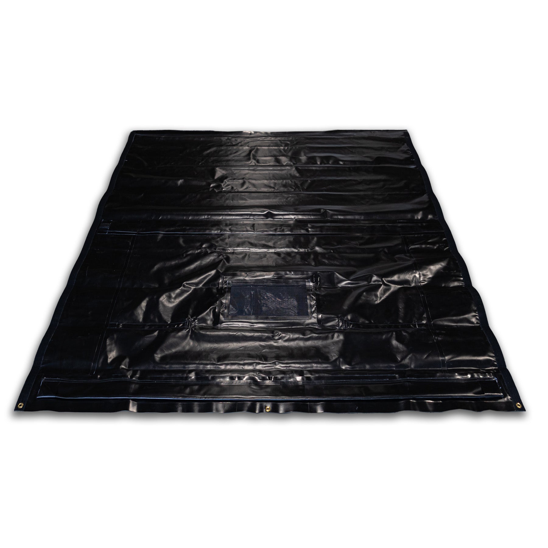TarpStop: Fastrack Rear Curtain 106'' H System 108'' W Black Route One Trailers