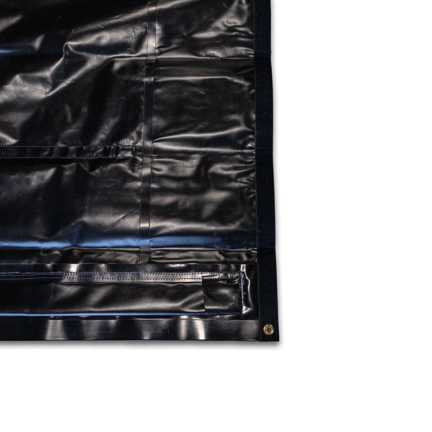 TarpStop: Fastrack Rear Curtain 100'' H System 108'' W Black Route One Trailers