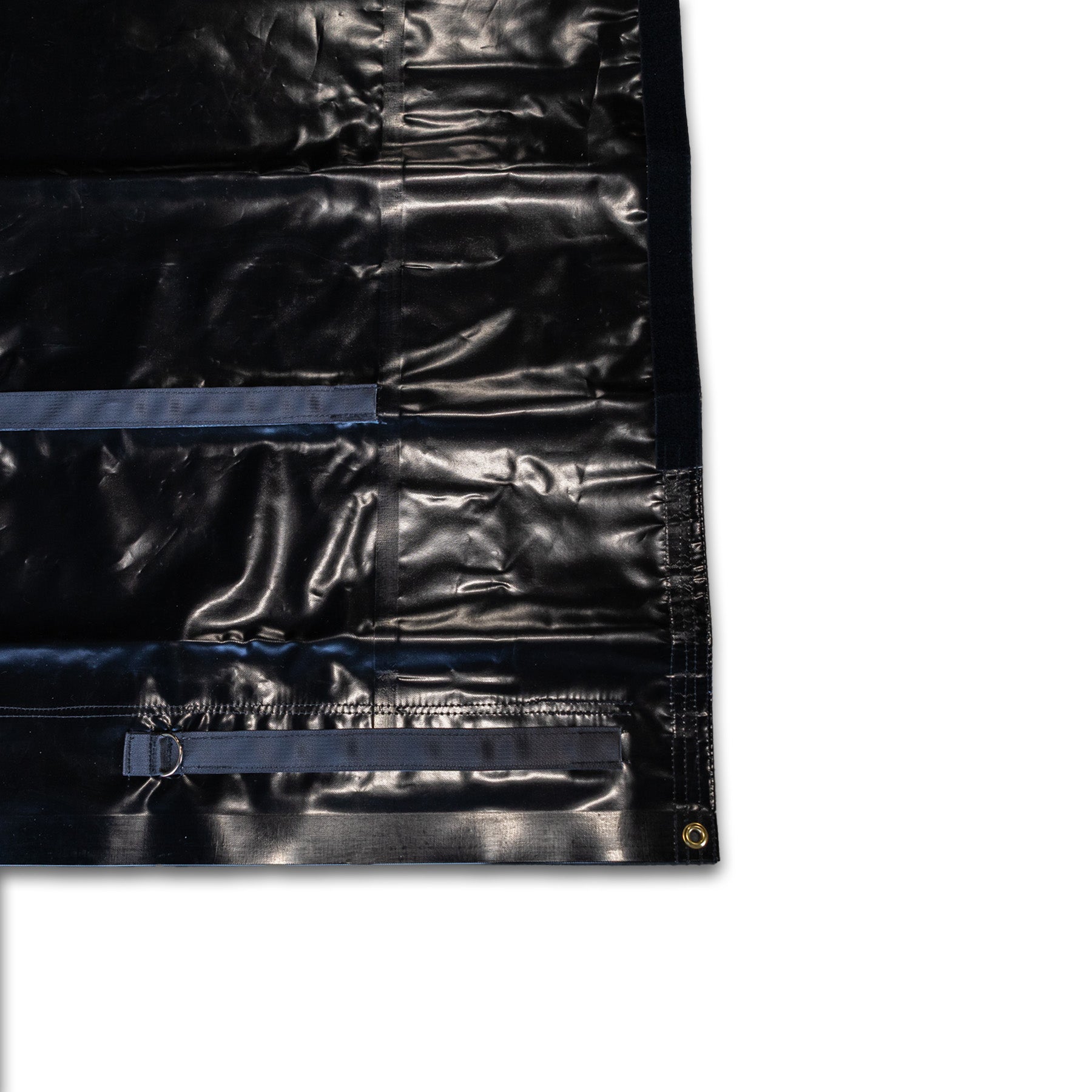 TarpStop: Fastrack Rear Curtain 100'' H System 108'' W Black Route One Trailers