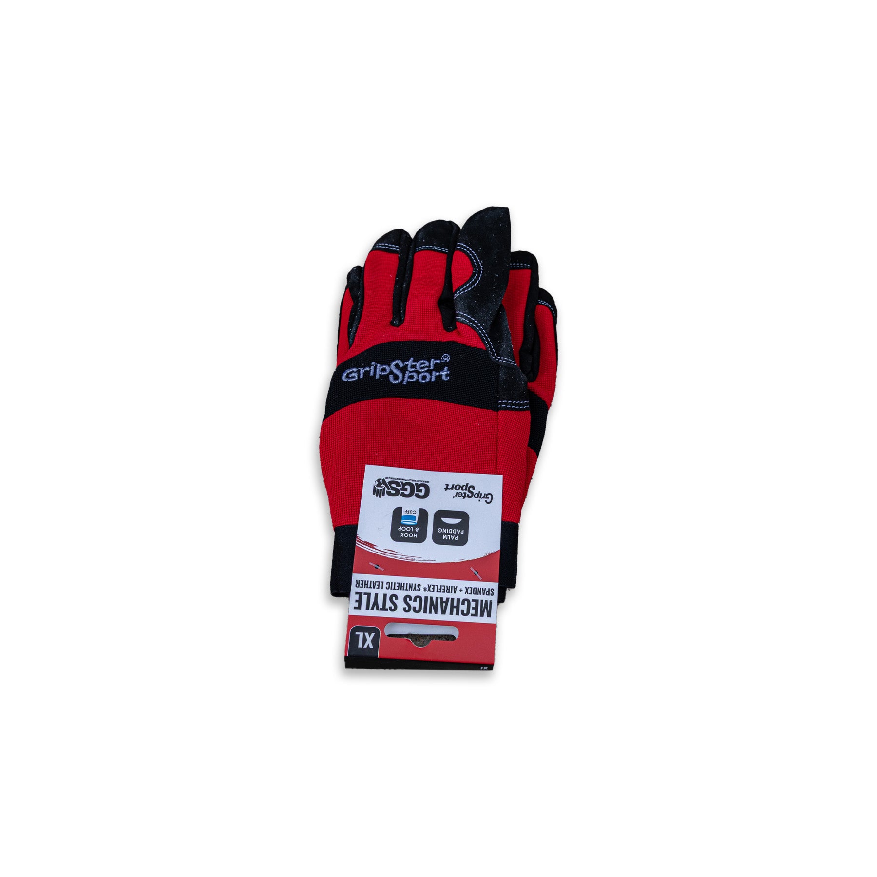 Gripster Sport Mechanic Gloves XL - Red