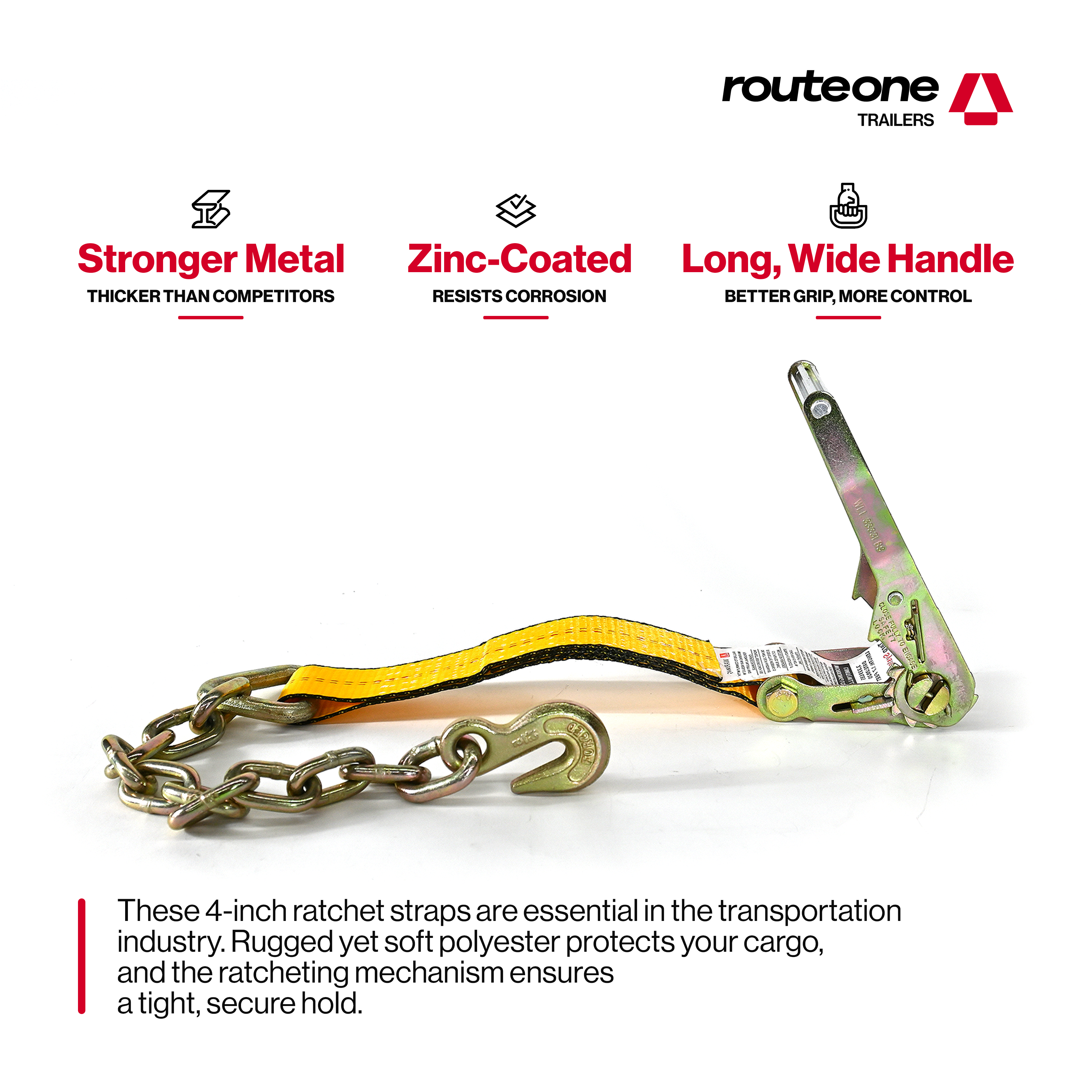 4" Ratchet w/ Chain Anchor