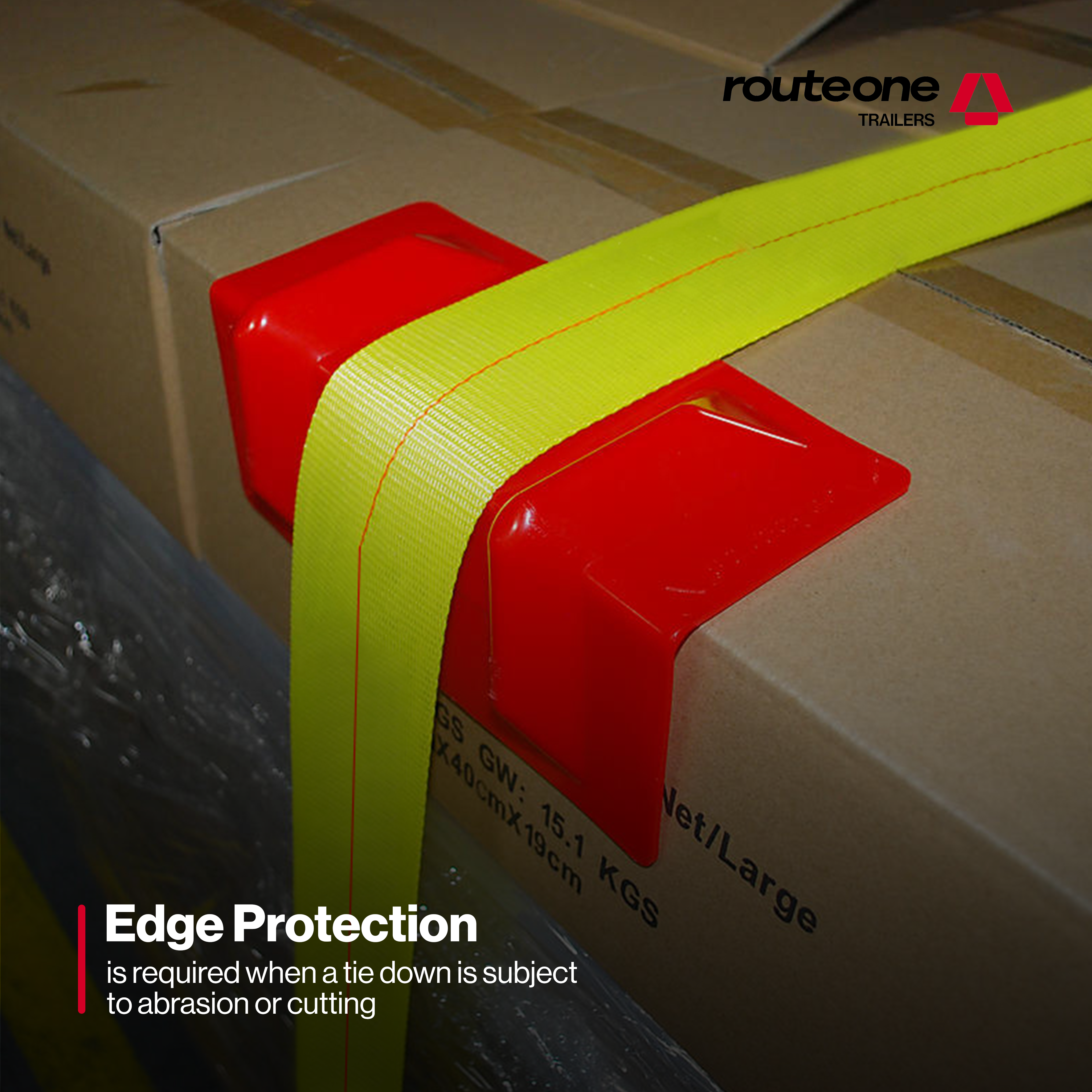 Plastic Corner Protector 4" x 12"
