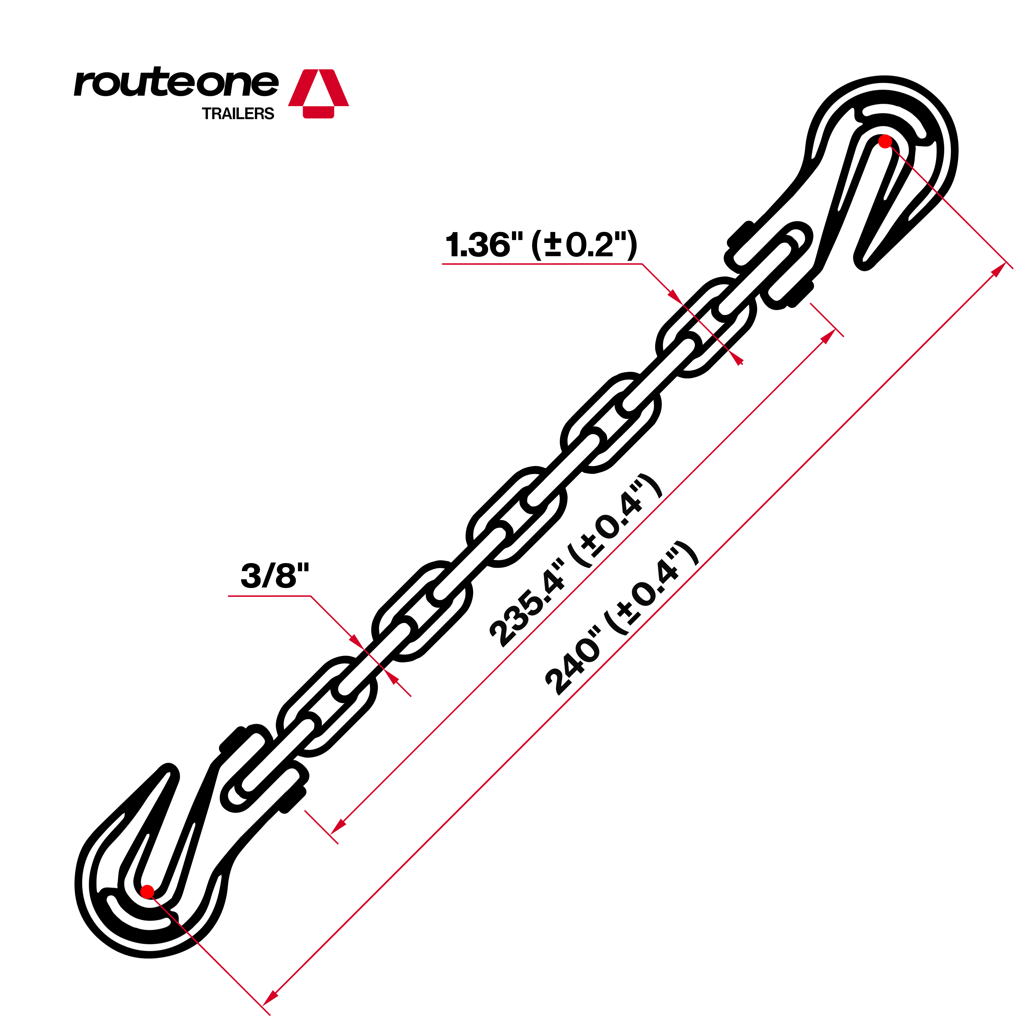 Chain G70 3/8" x 20'