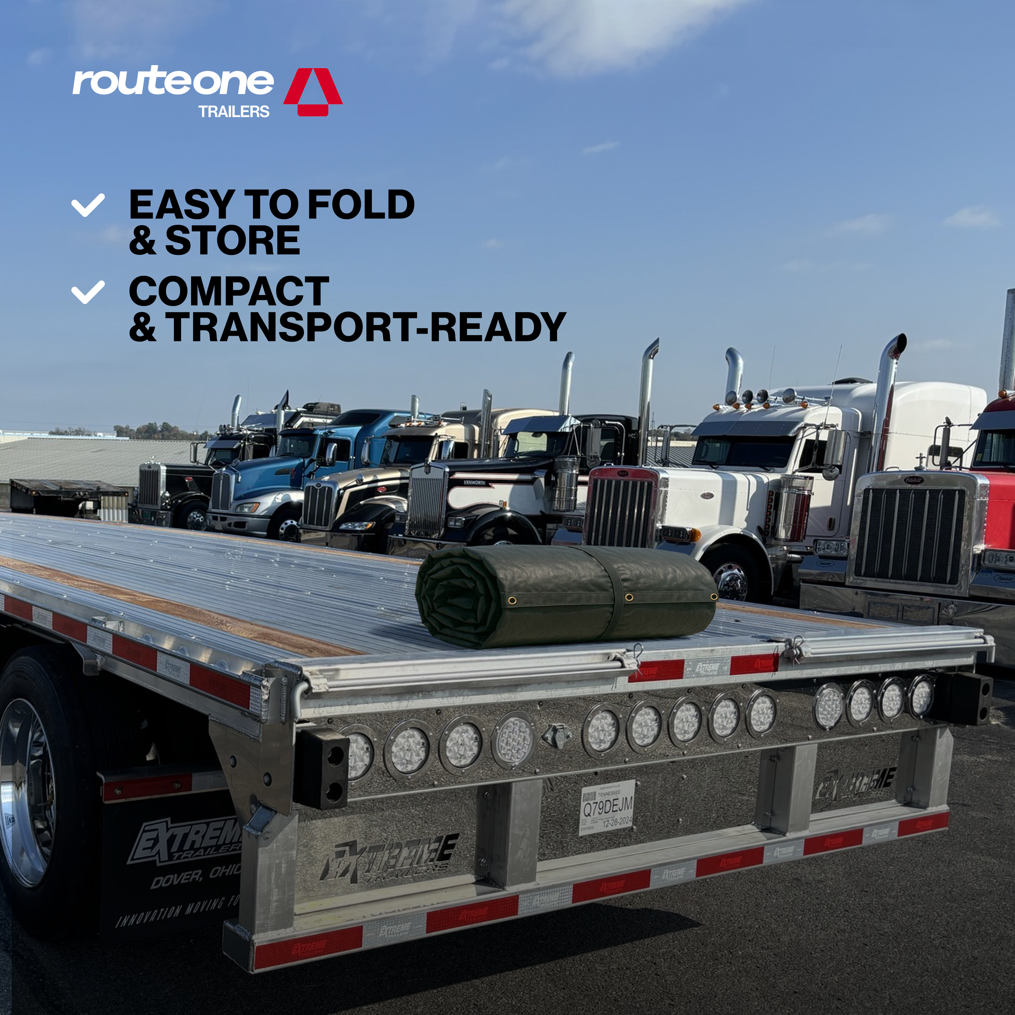 6ft Lumber Tarp Pro Kit Route One Trailers