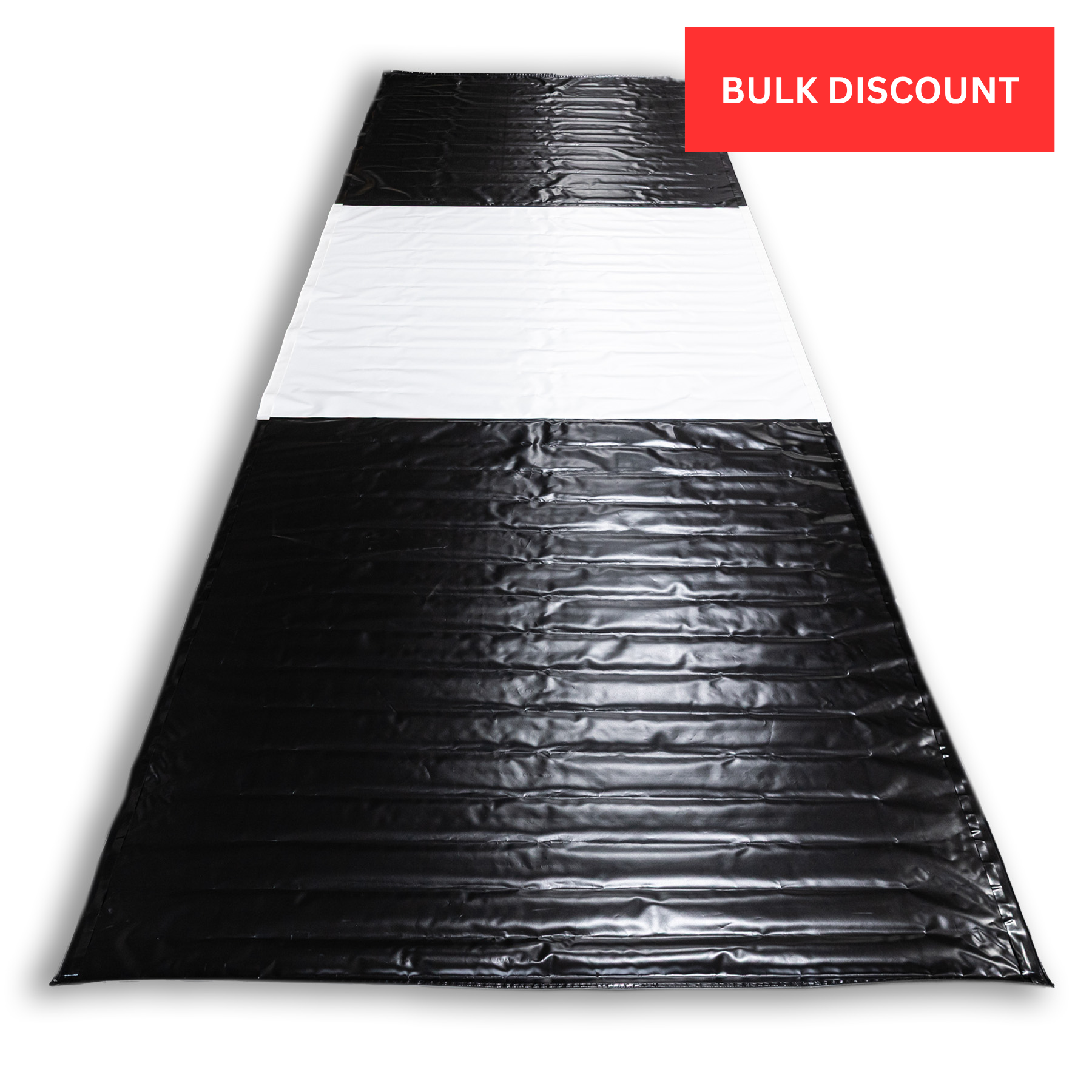 TarpStop: Fastrack FRONT/REAR Panel 100'' H System 107'' W Black Route One Trailers