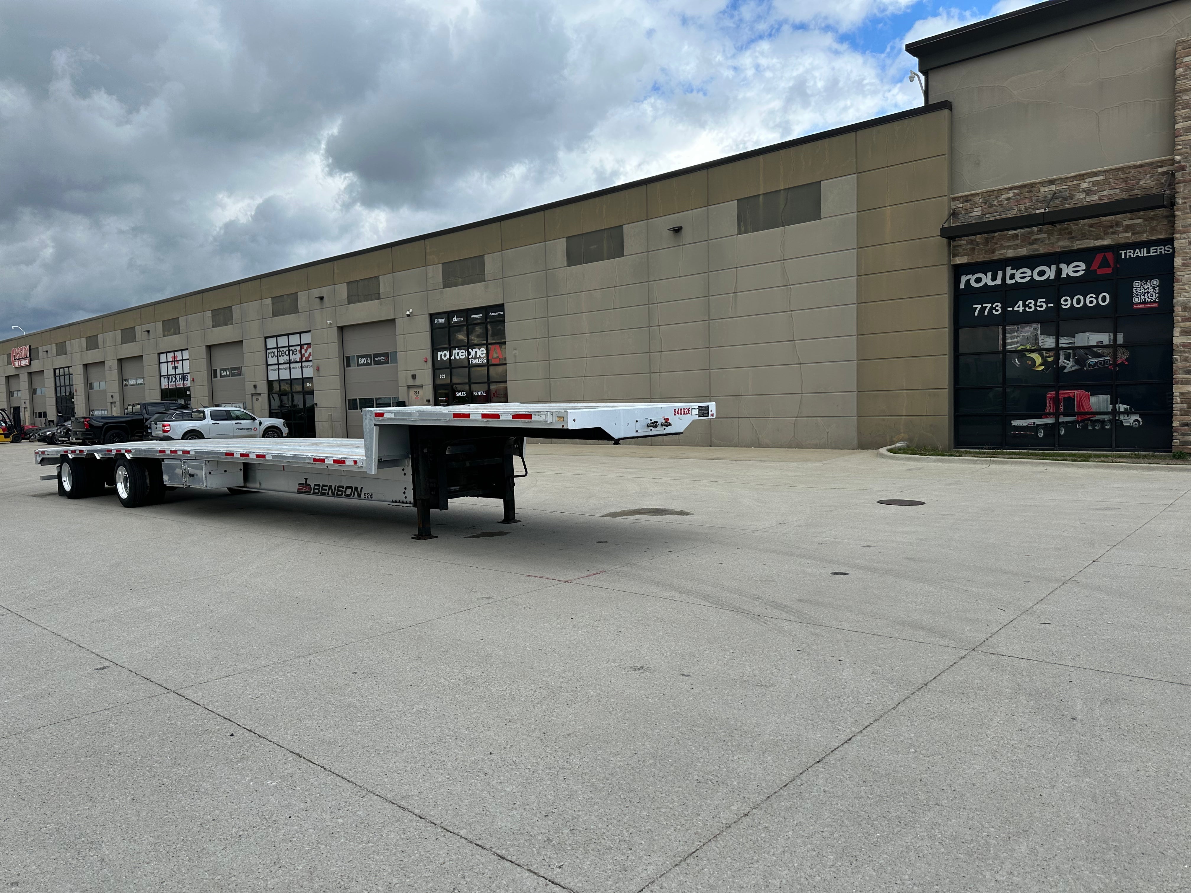 2021 Benson 524 Aluminum Step Deck Route One Trailers