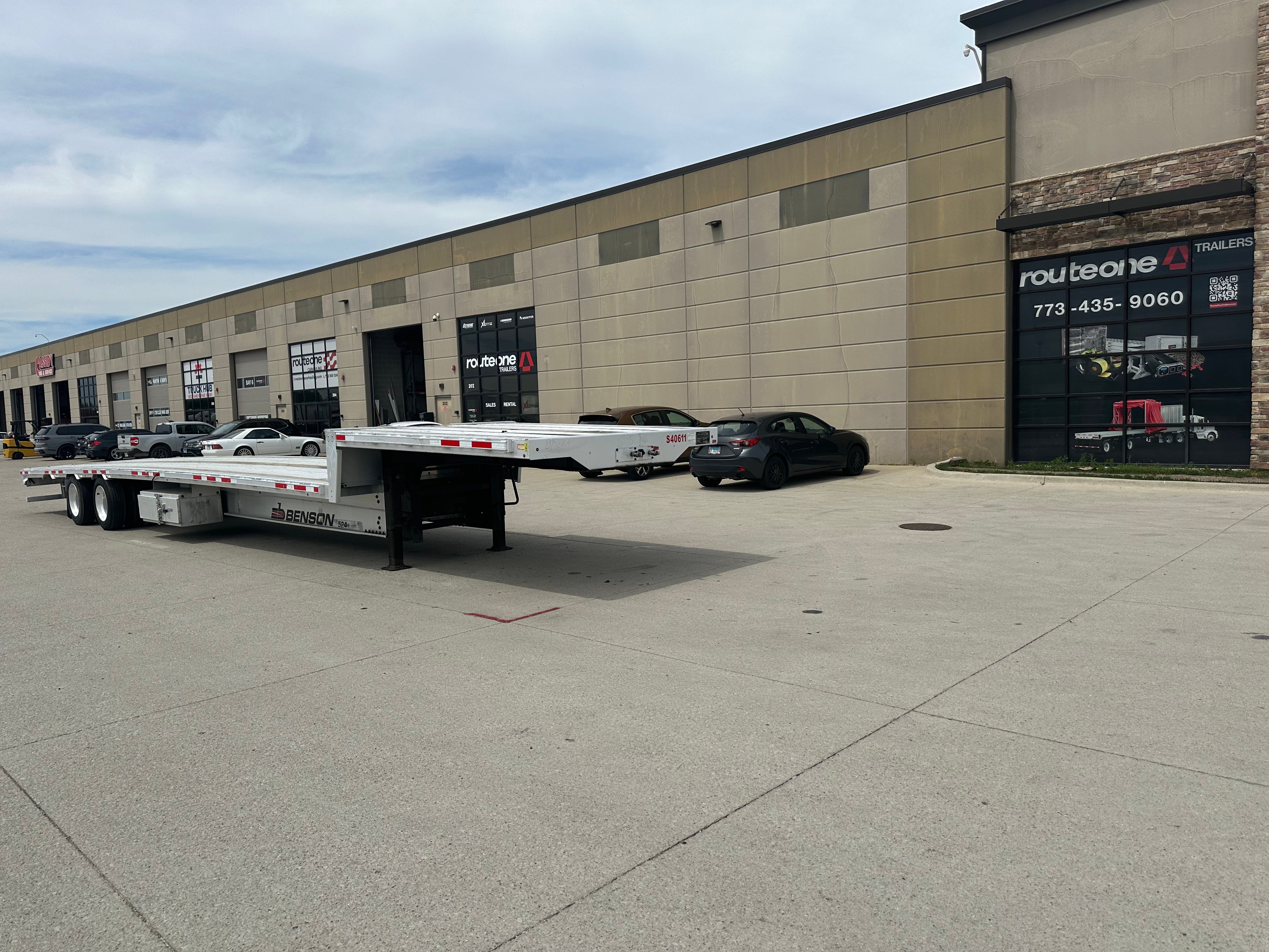 2021 Benson 524 Aluminum Step Deck Route One Trailers