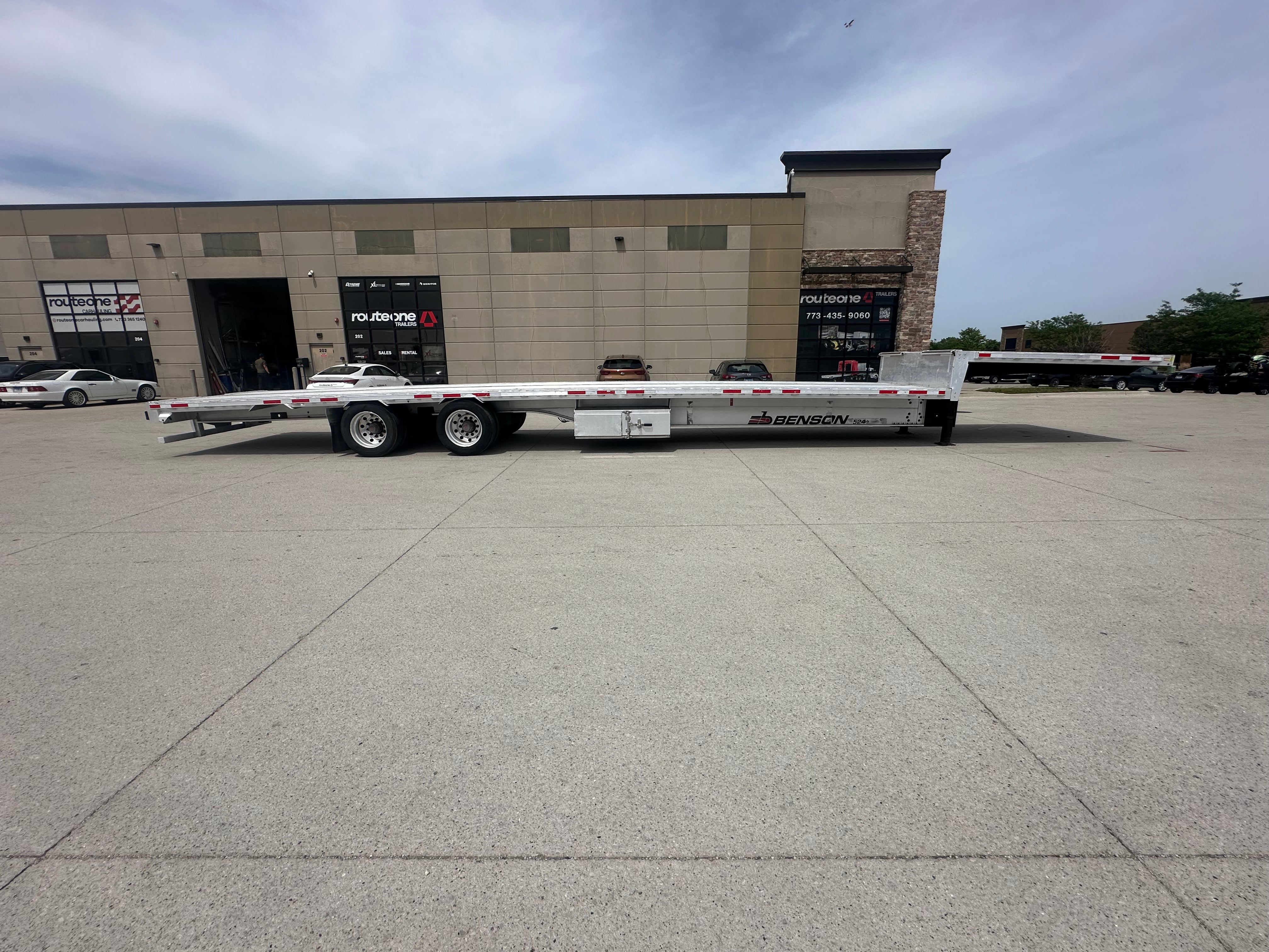2021 Benson 524 Aluminum Step Deck Route One Trailers