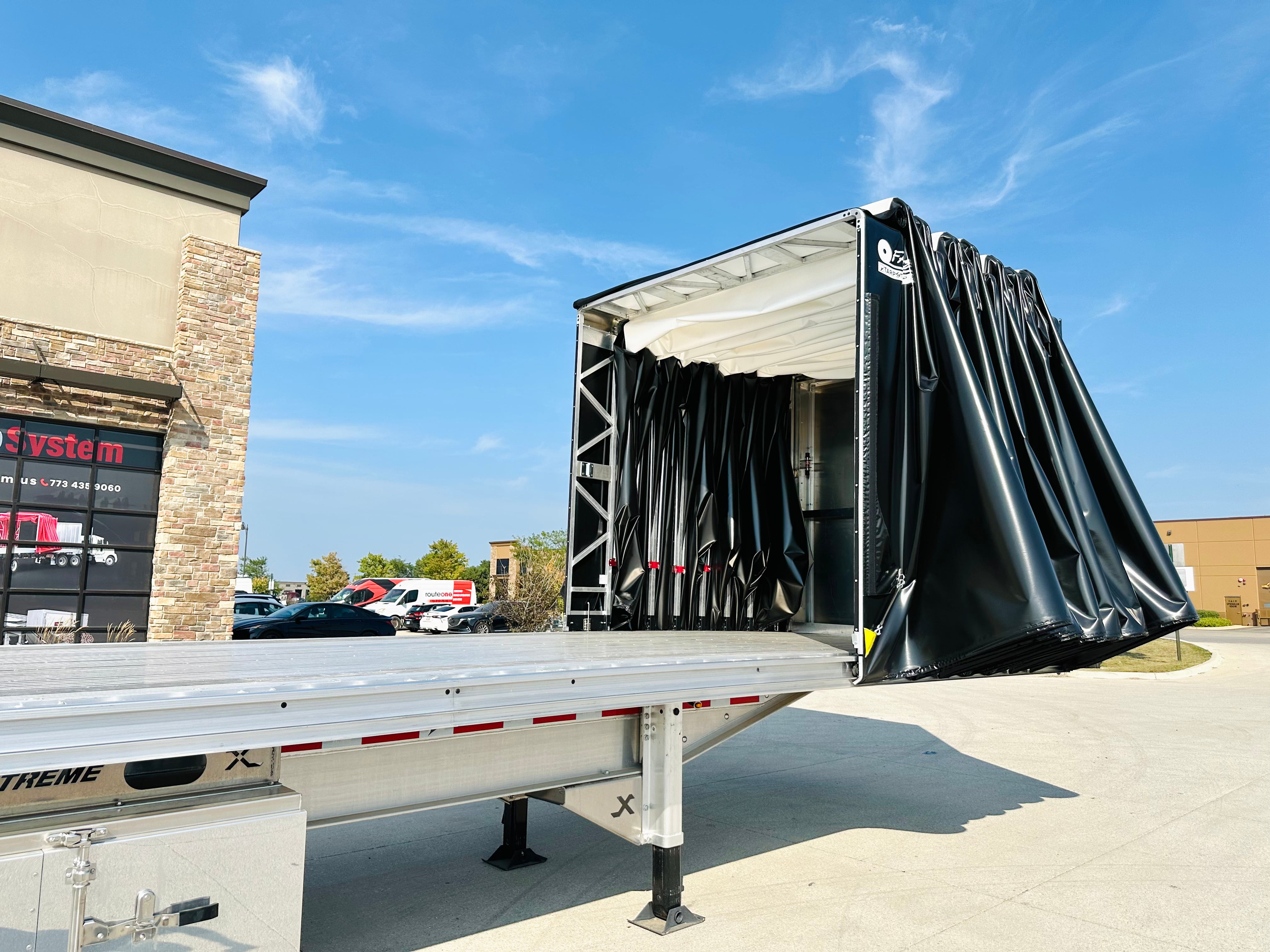Tarp Track 2026 Extreme XP55 Low Profile Flatbed Conestoga TarpStop
