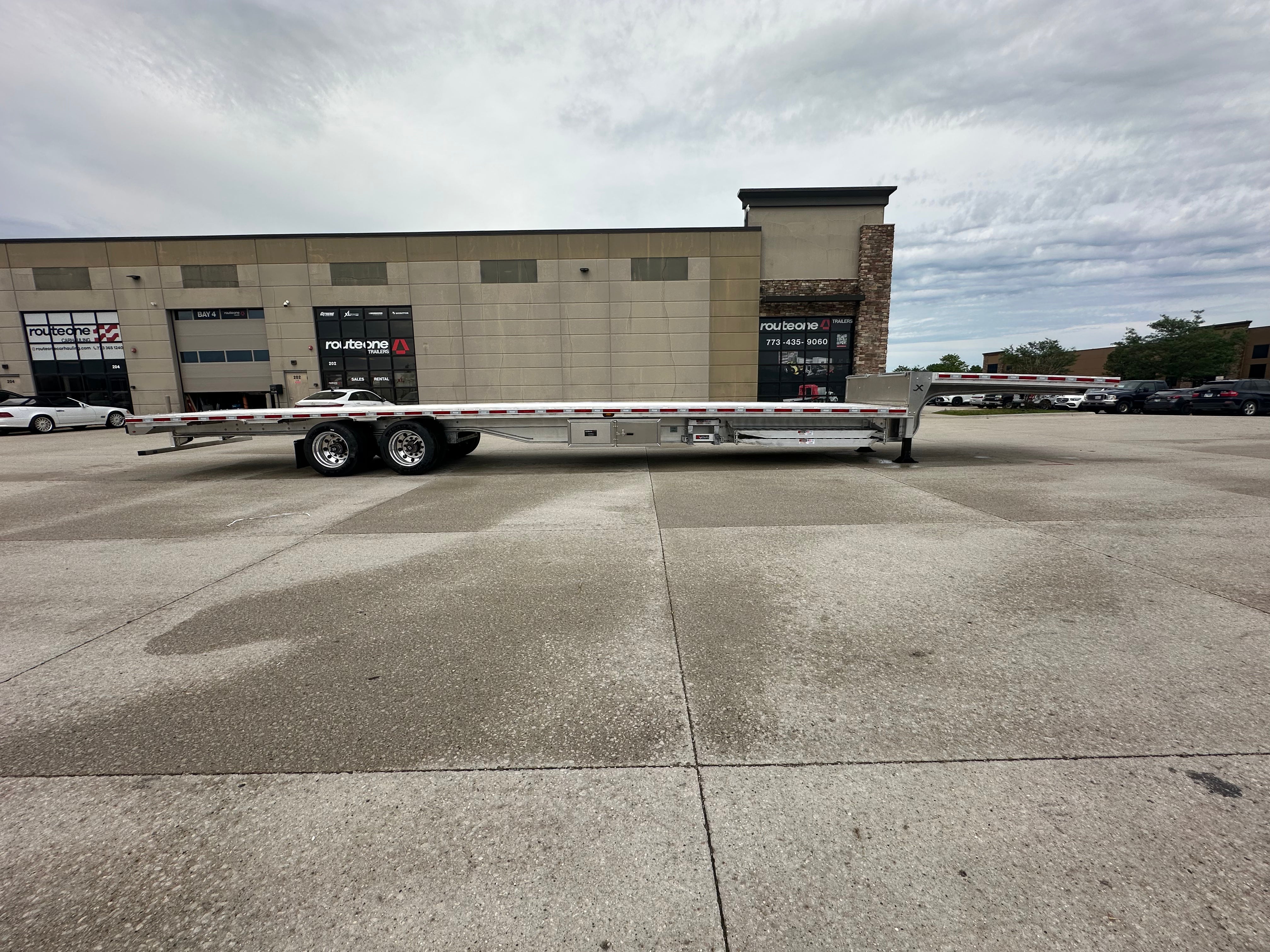 2027 XS60 Step Deck (w/ ramps/toolboxes) Route One Trailers