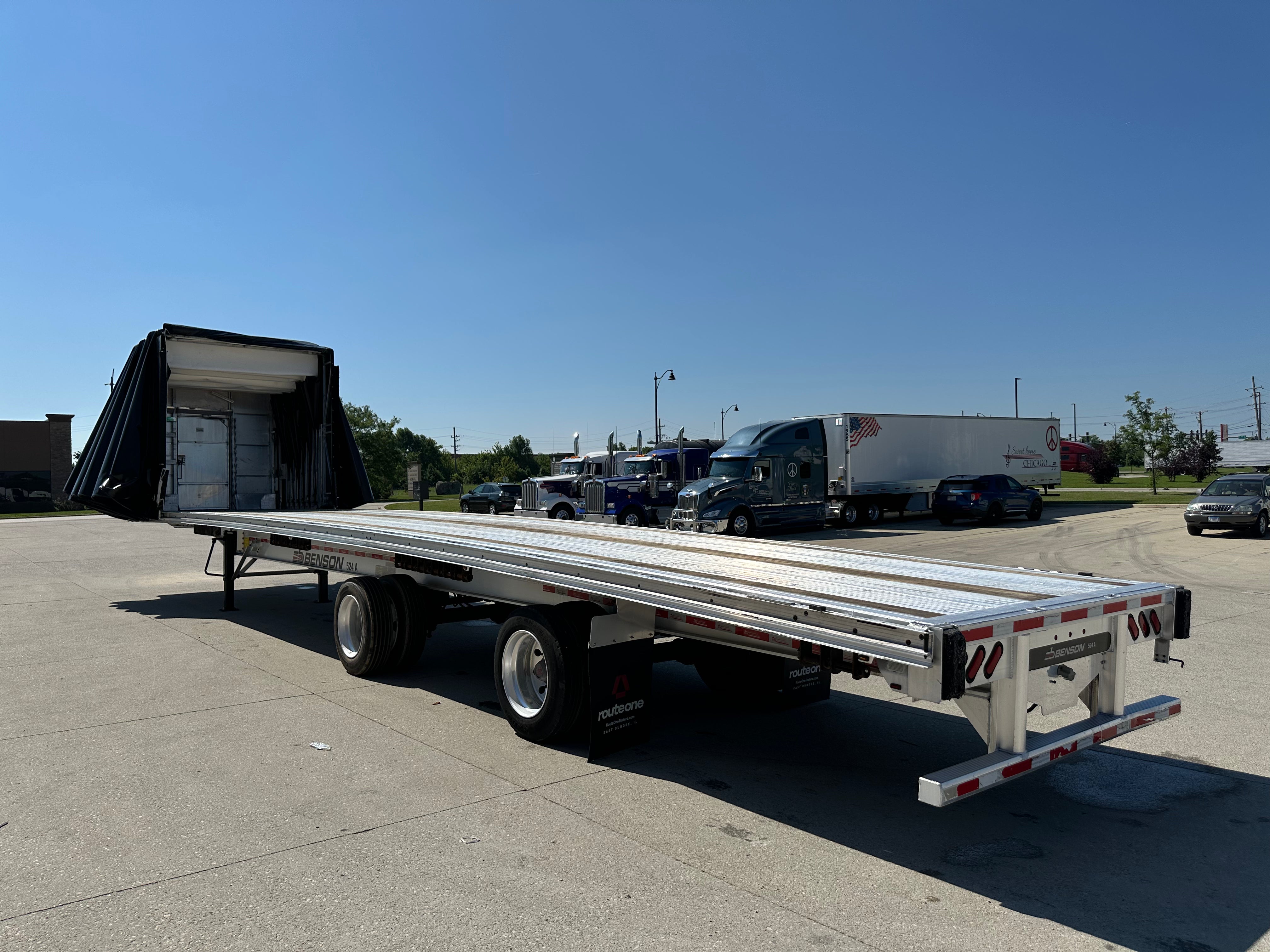 2020 Benson 524 Aluminum Flatbed Route One Trailers