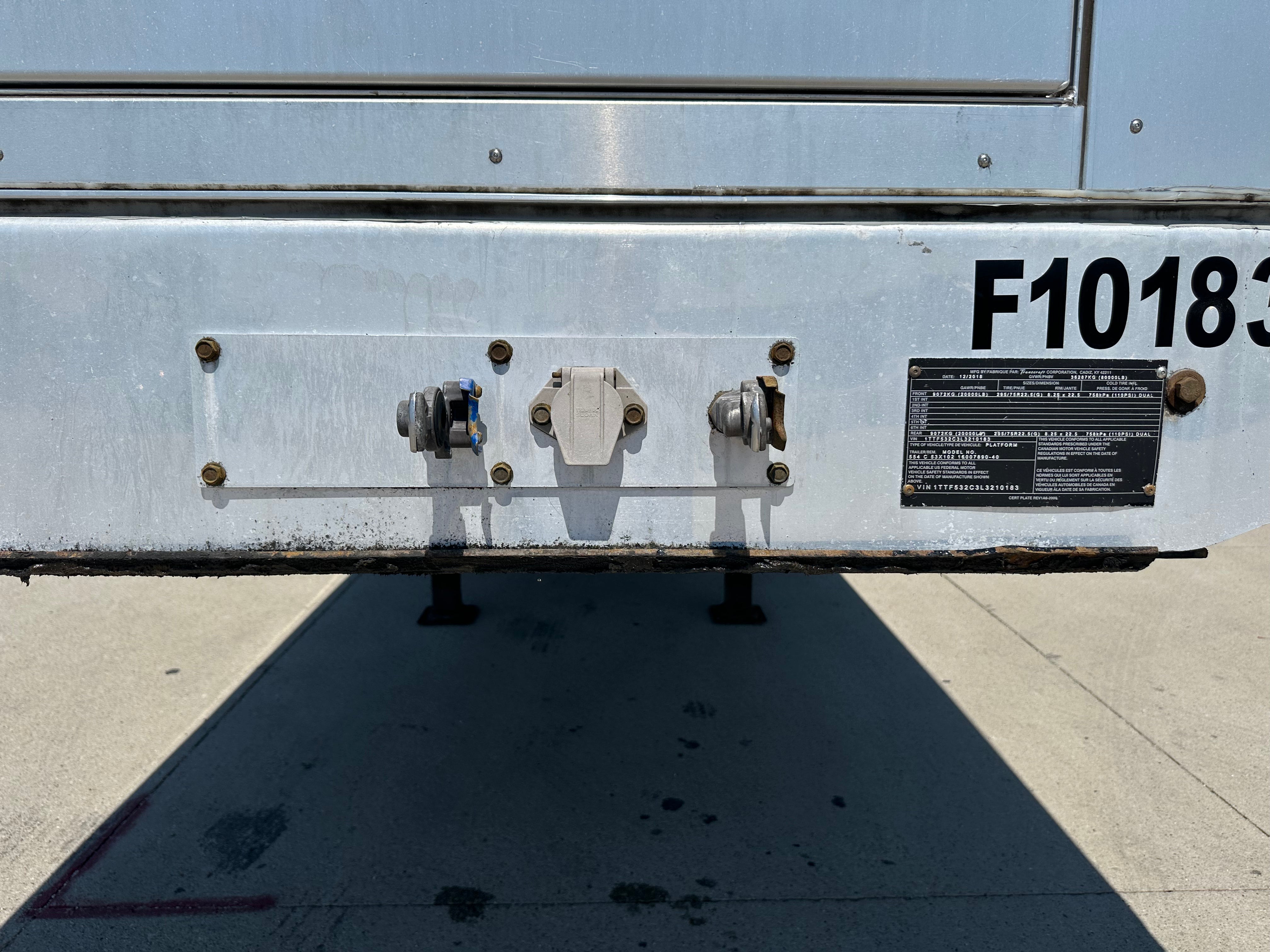 2020 Transcraft 554 Combo Flatbed w/ Aero Route One Trailers