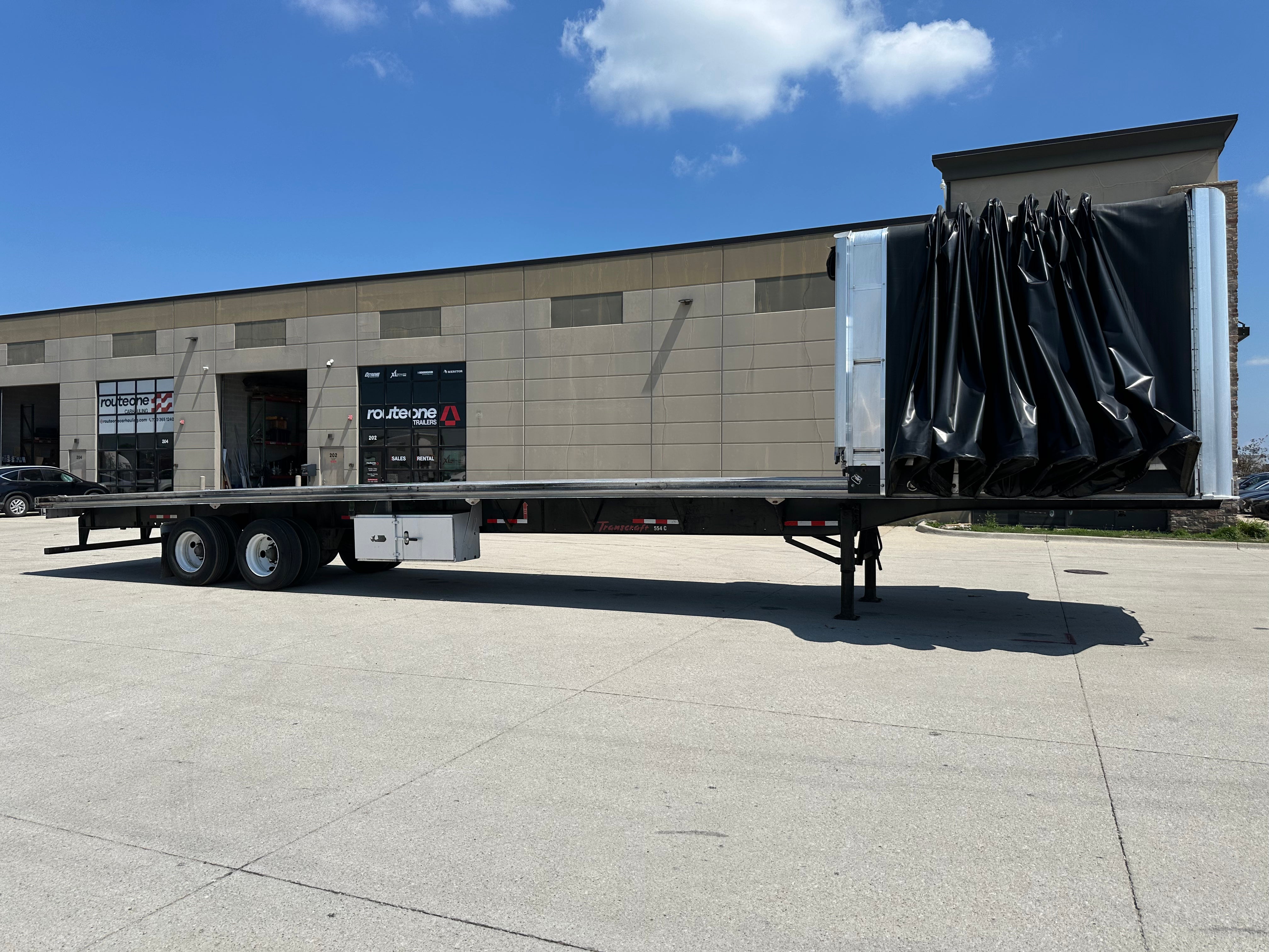 2020 Transcraft 554 Combo Flatbed w/ Aero Route One Trailers
