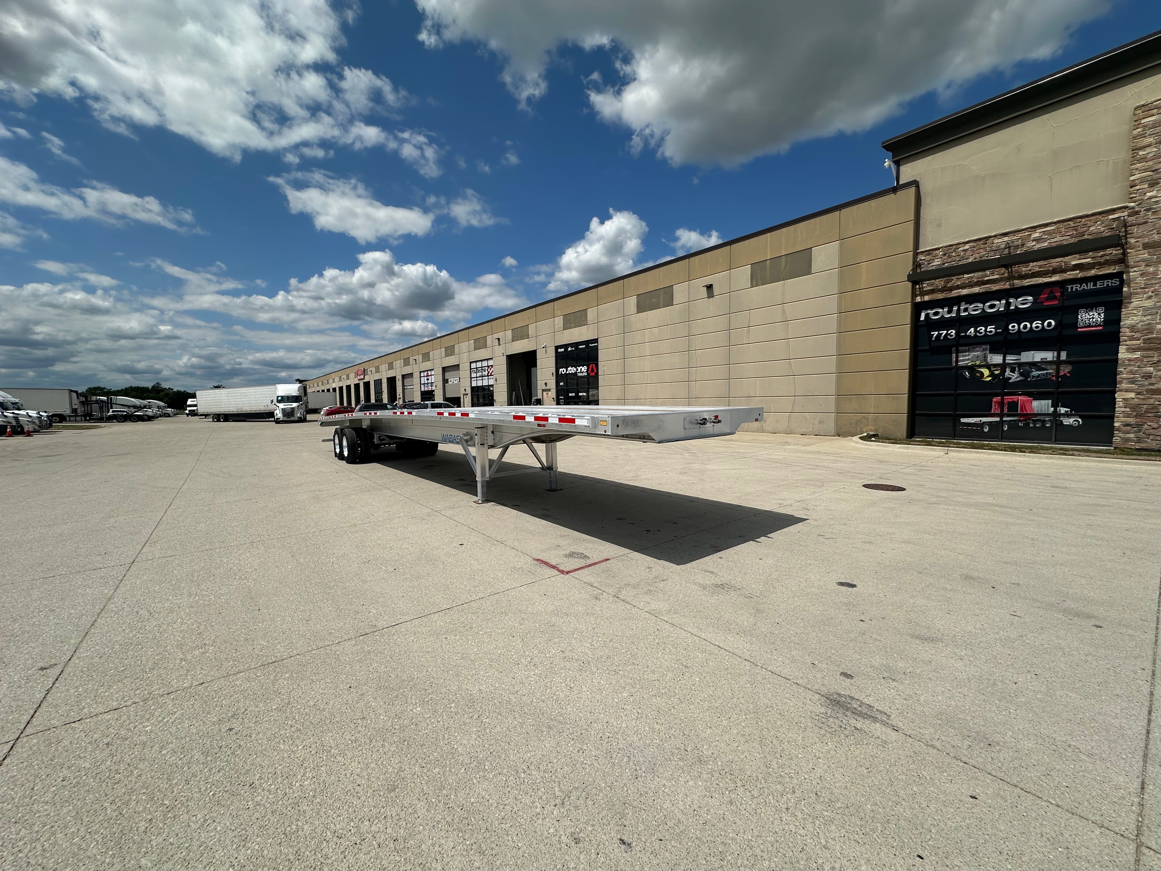 2024 Wabash 524A Flatbed Route One Trailers