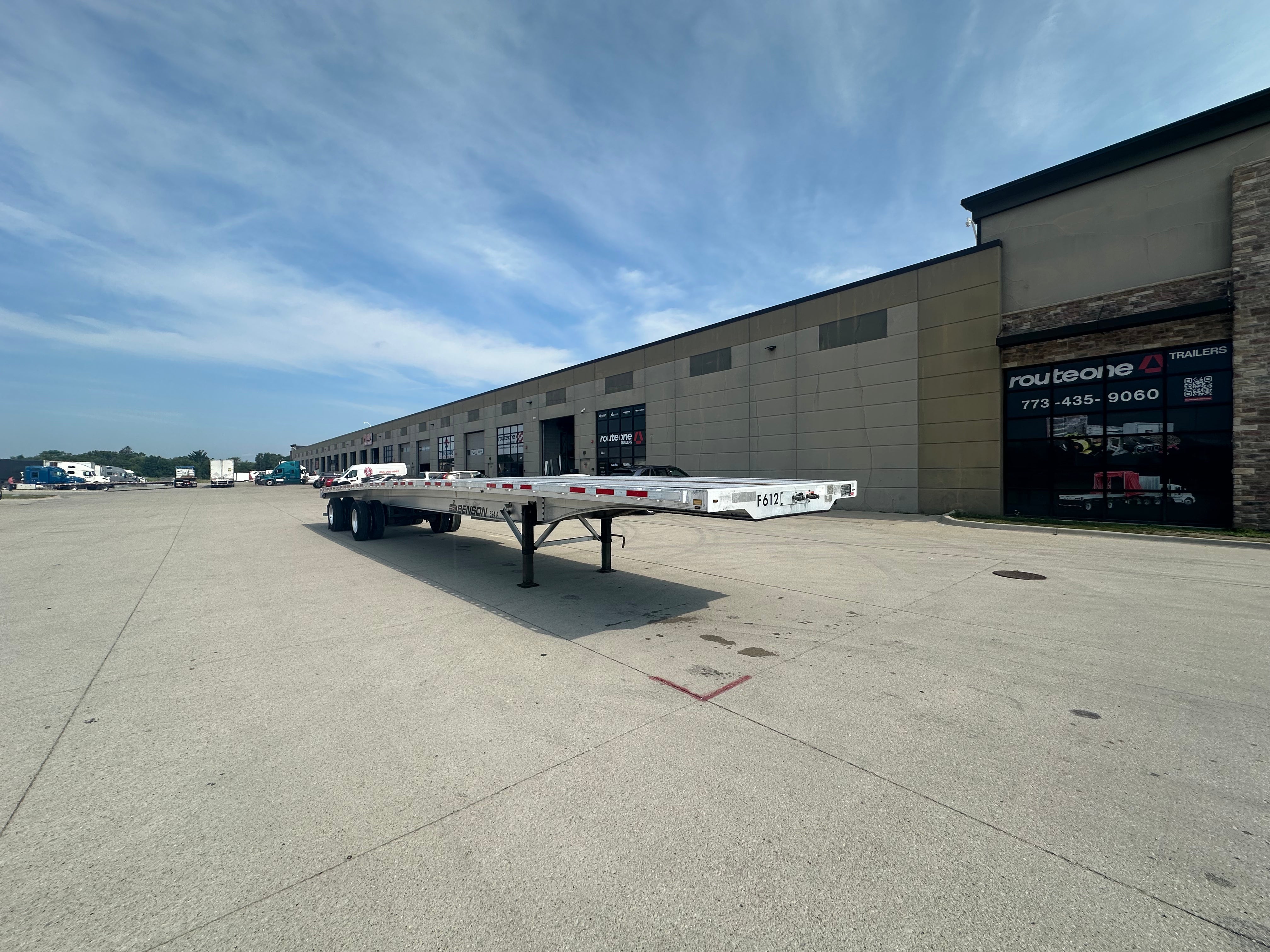 2019 Benson 524A Flatbed RAS Route One Trailers