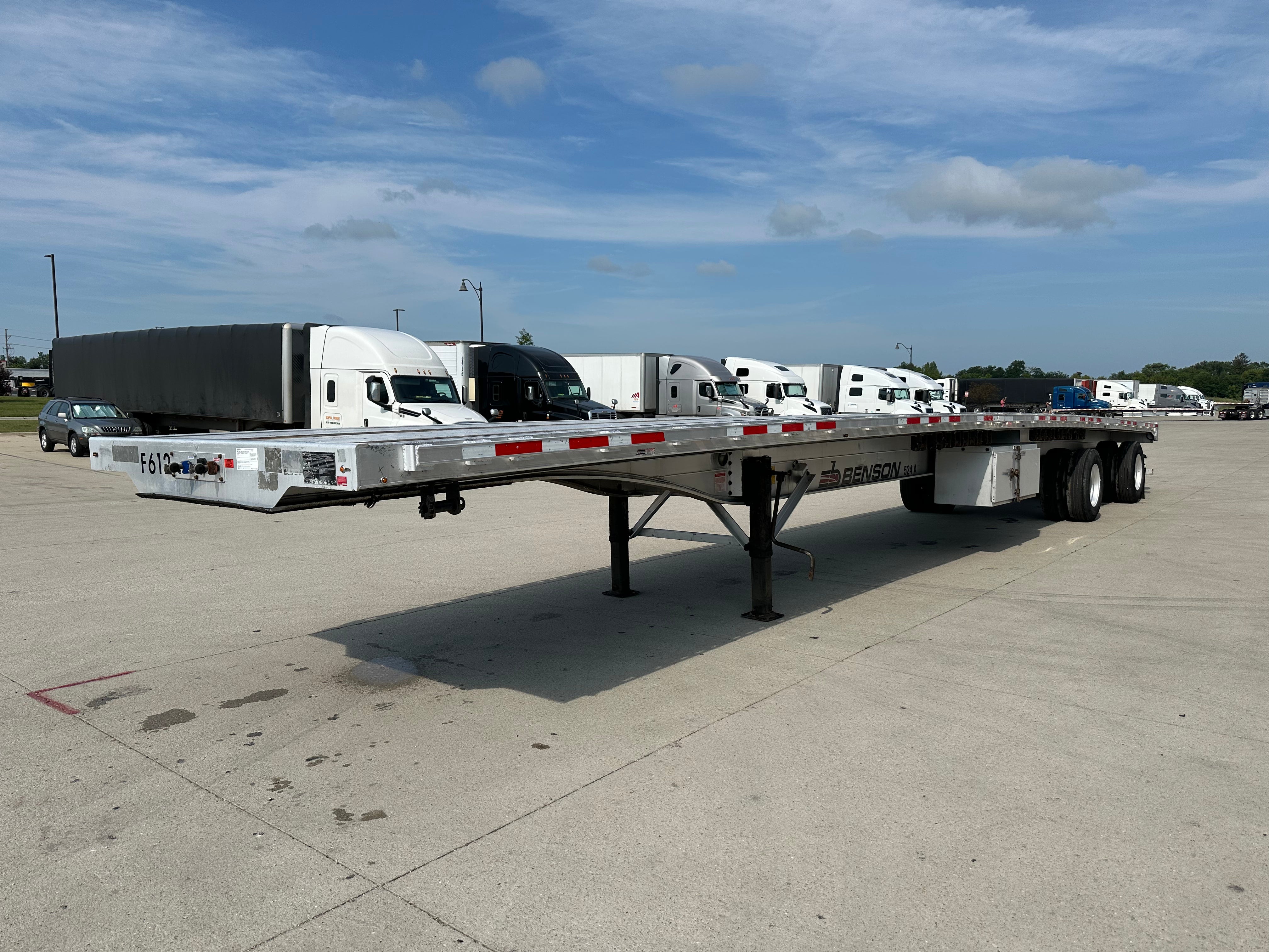 2019 Benson 524A Flatbed RAS Route One Trailers