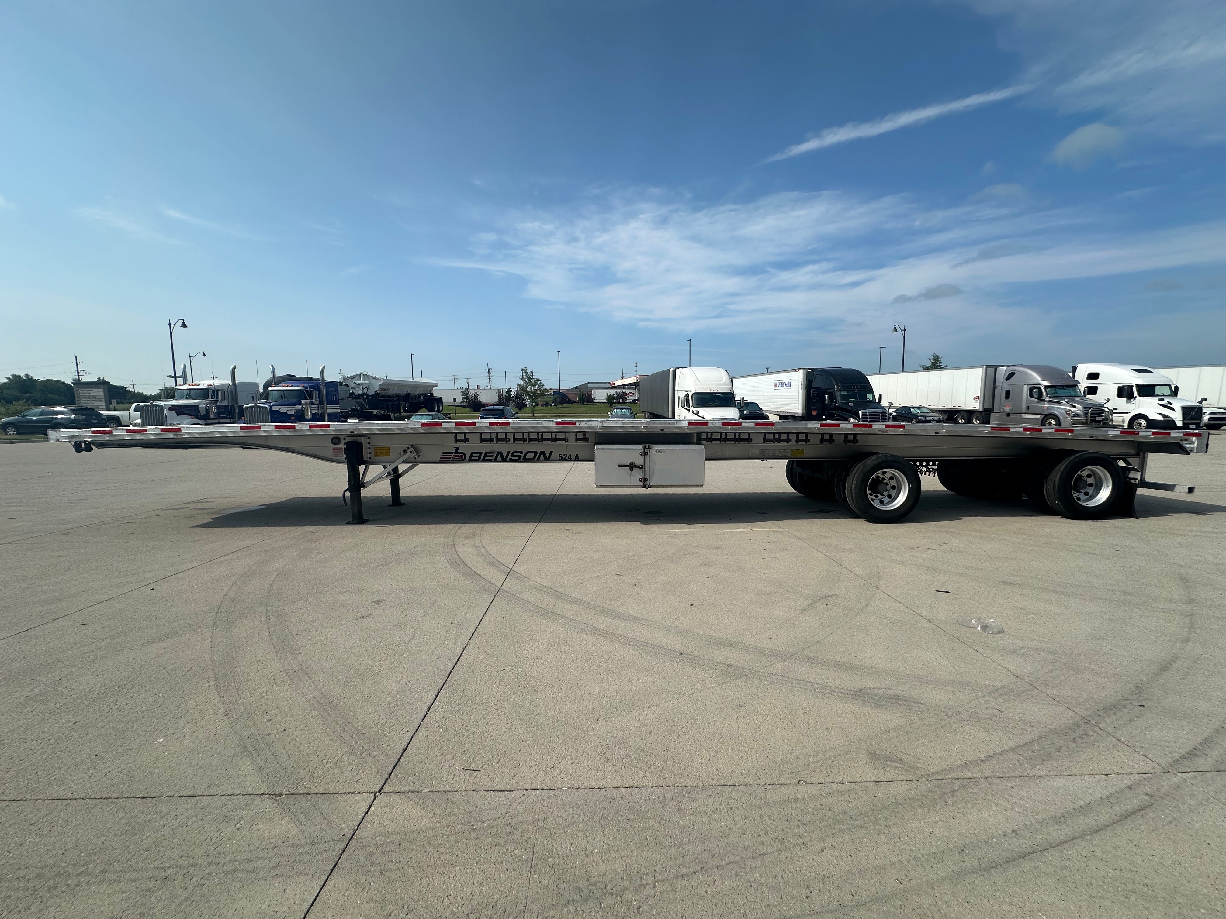 2019 Benson 524A Flatbed RAS Route One Trailers