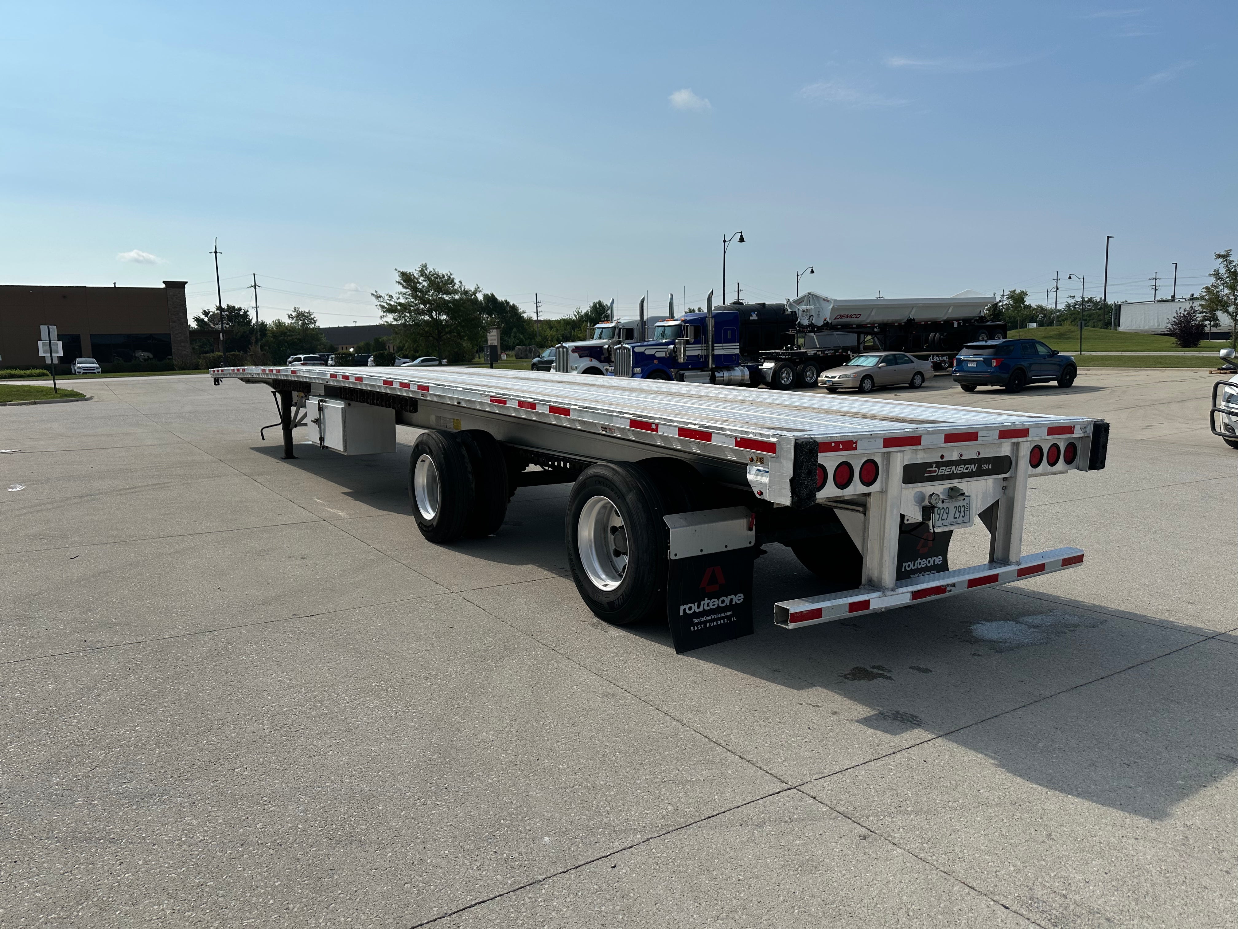 2019 Benson 524A Flatbed RAS Route One Trailers