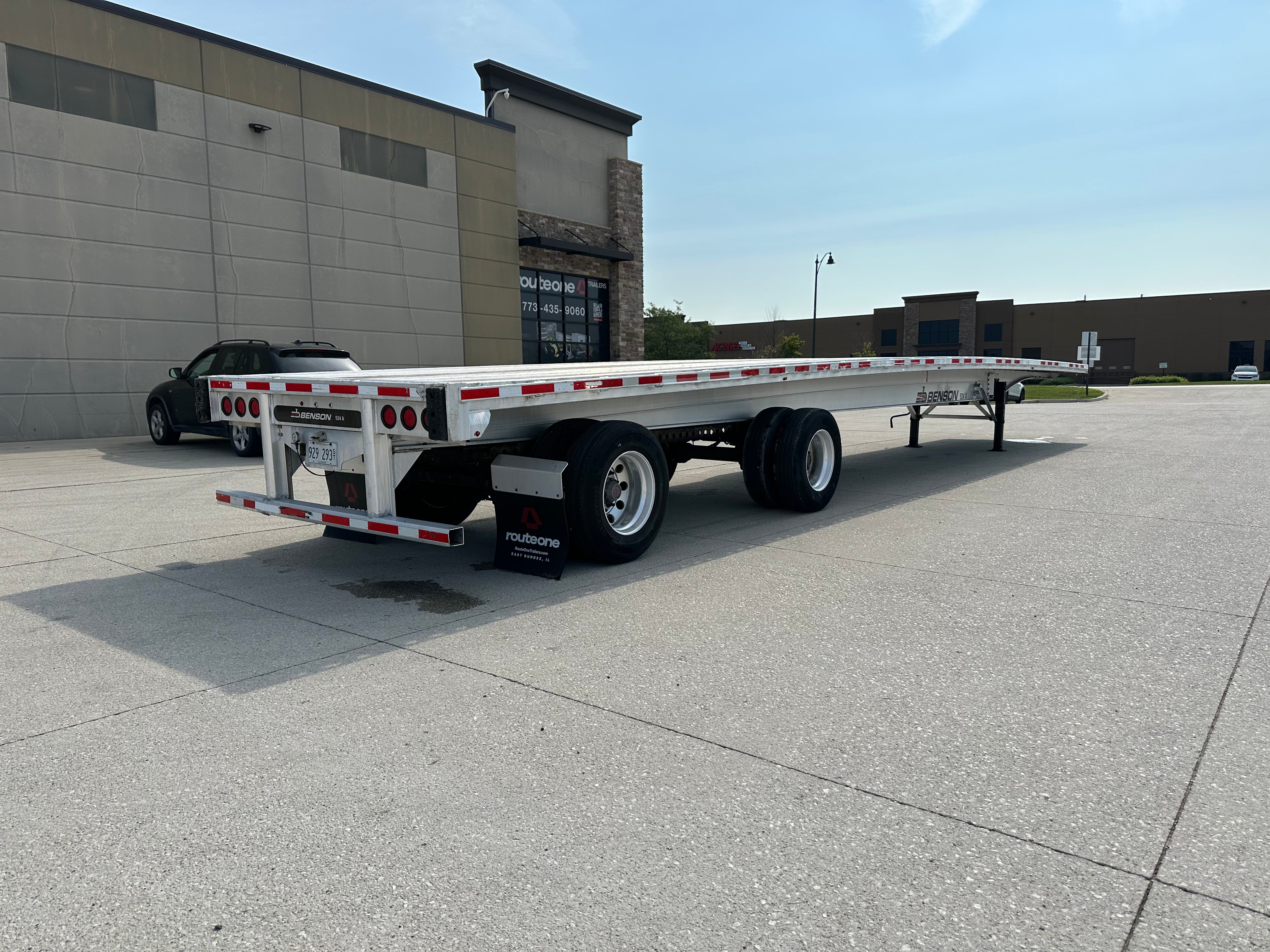 2019 Benson 524A Flatbed RAS Route One Trailers
