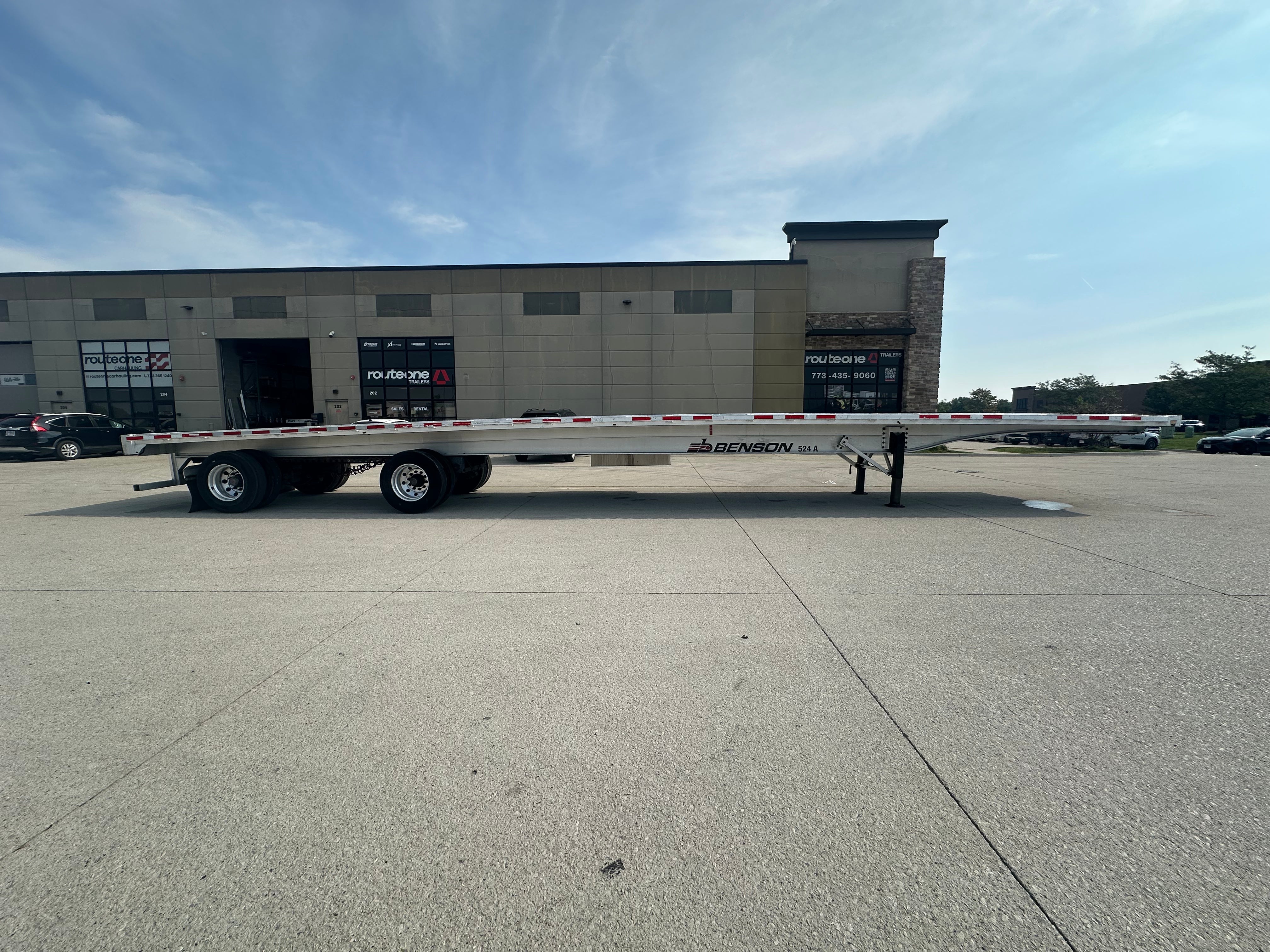 2019 Benson 524A Flatbed RAS Route One Trailers