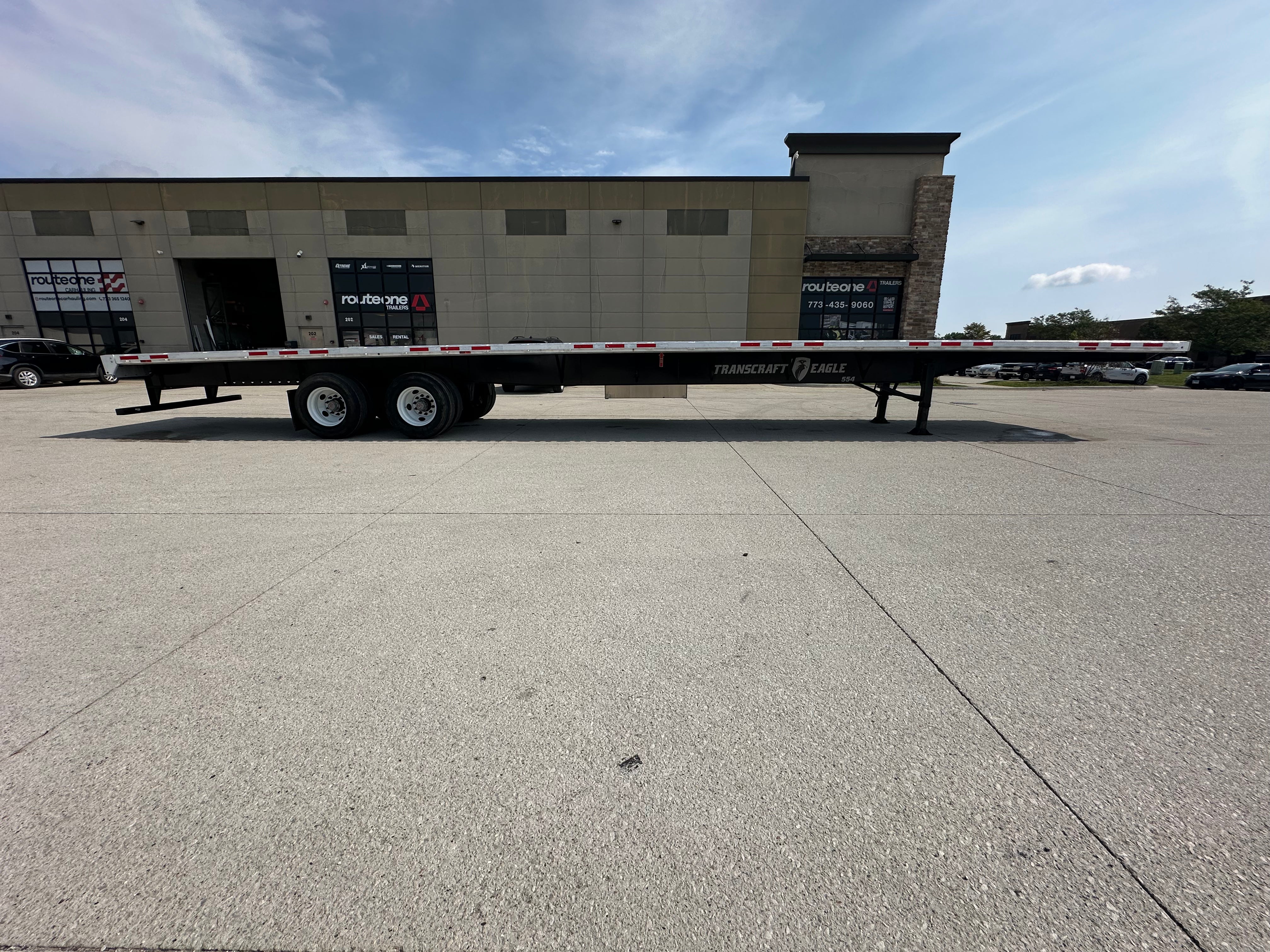 2021 Transcraft Eagle 554C Flatbed RAS Route One Trailers