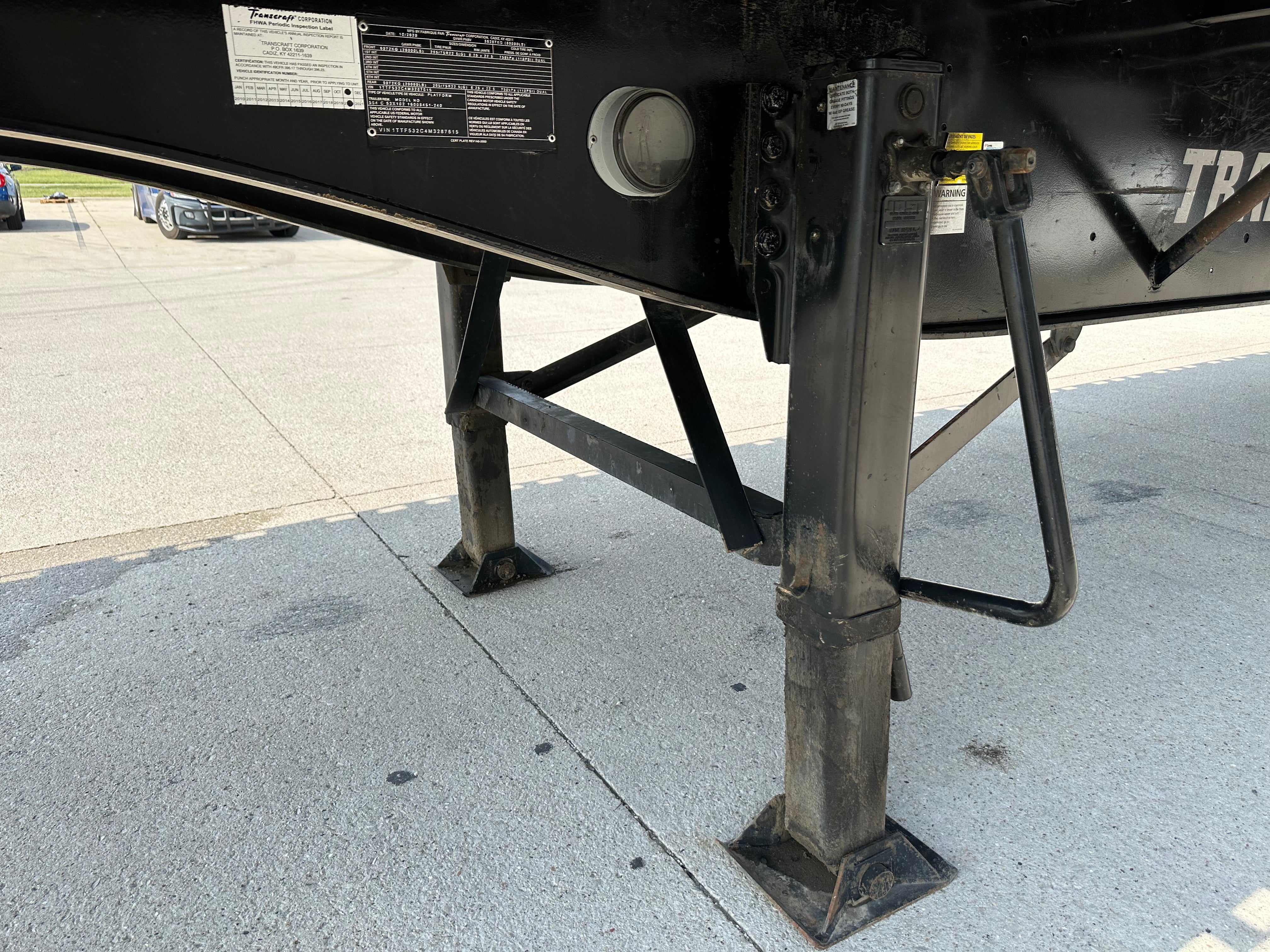 2021 Transcraft Eagle 554C Flatbed RAS Route One Trailers