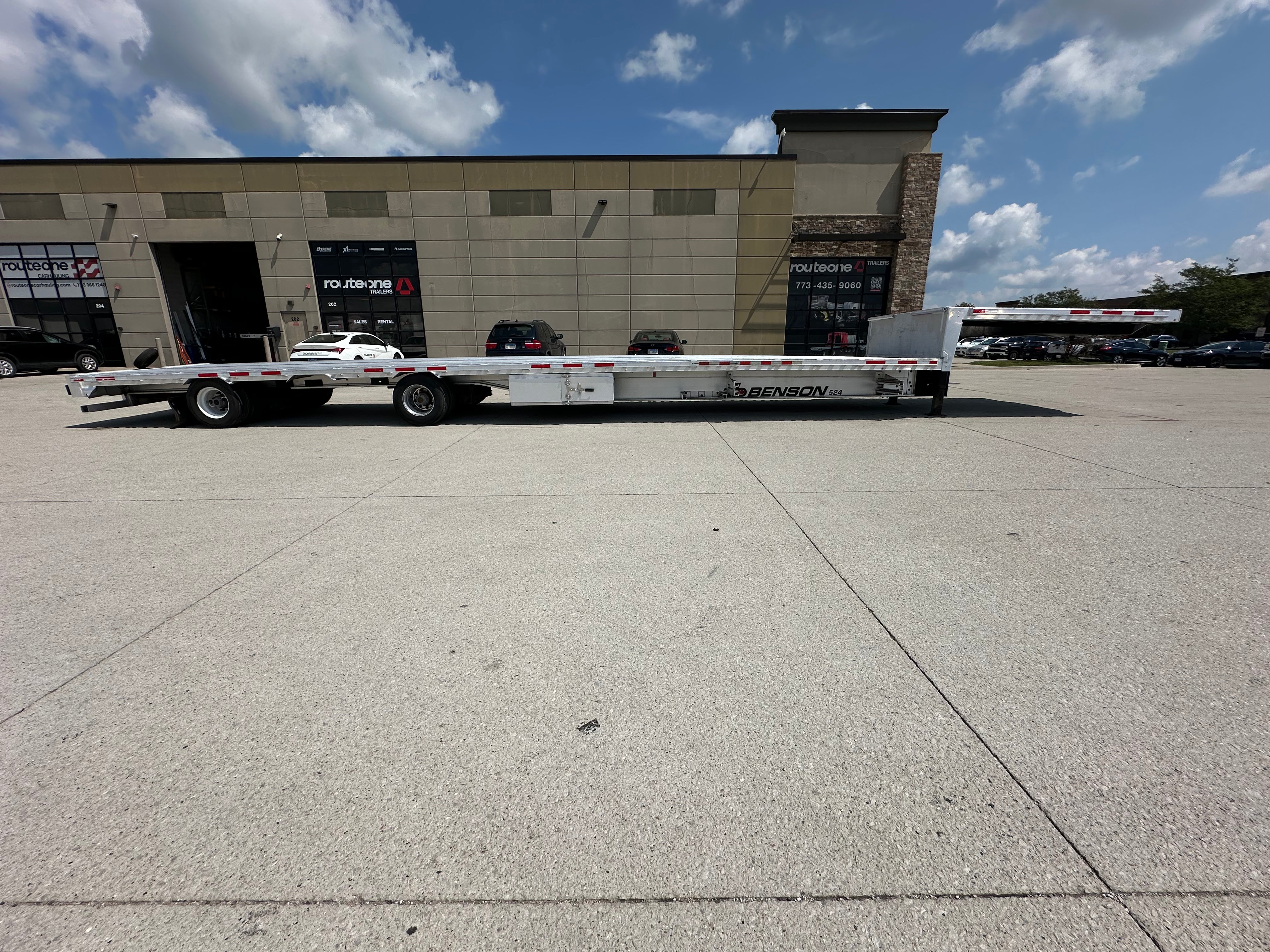 2021 Benson 524A Step Deck Low Pro Route One Trailers