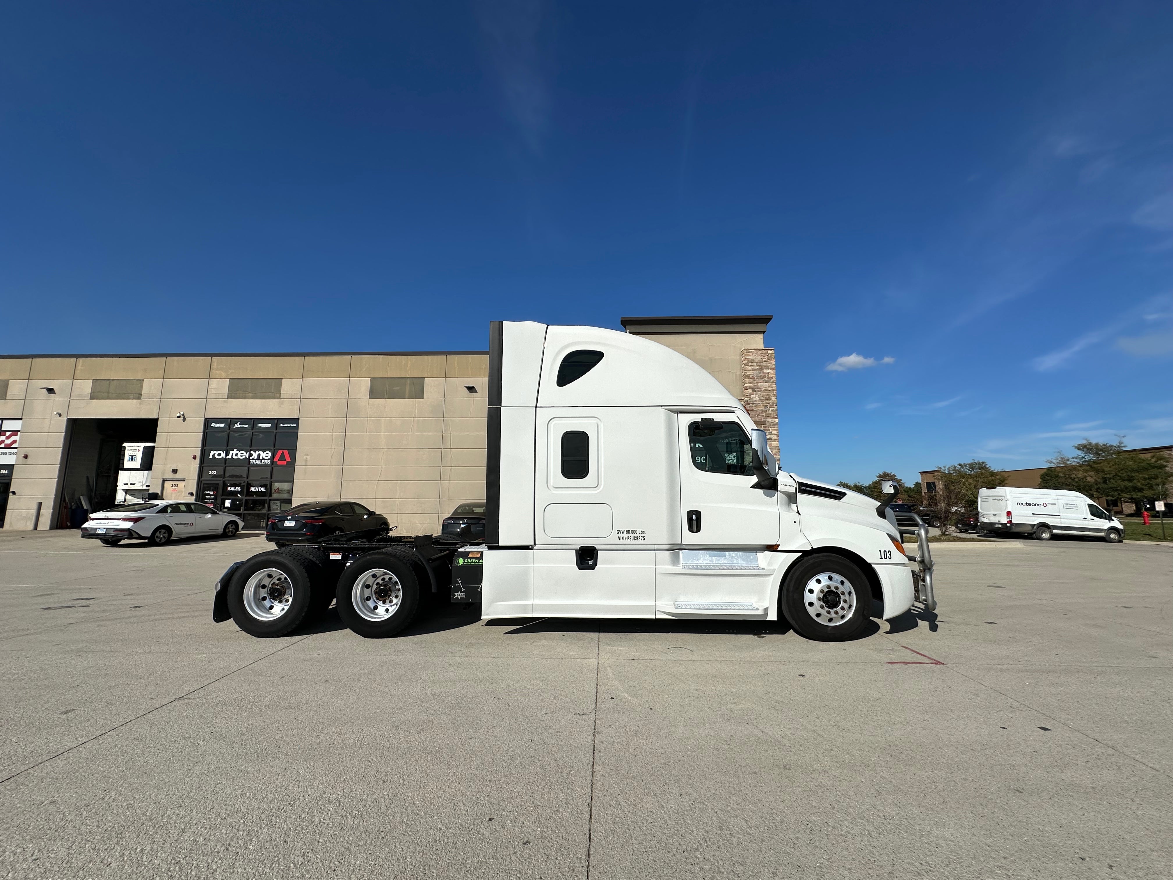 2023 Freightliner Cascadia Route One Trailers