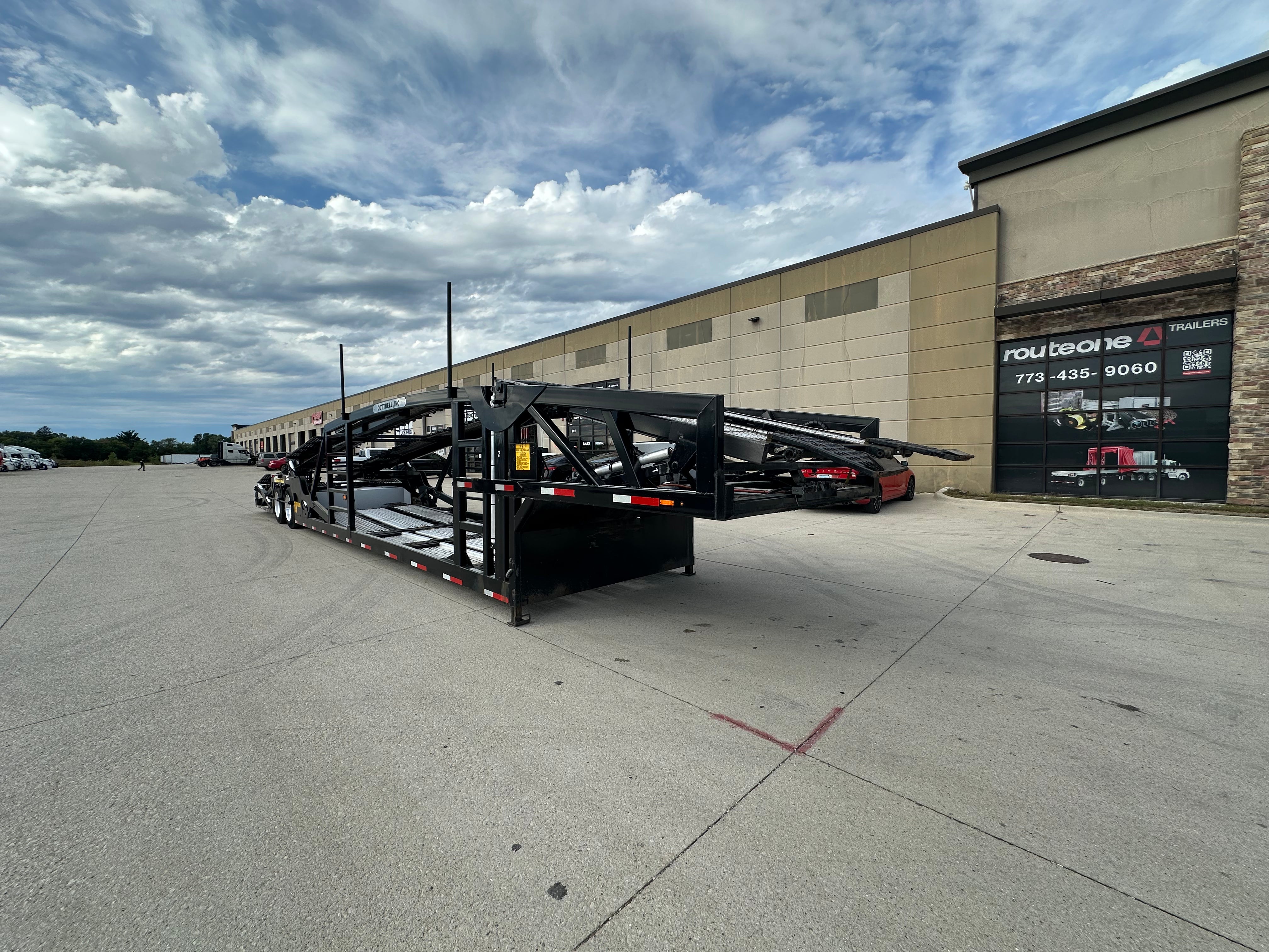 2019 Cottrell EZ5307 7-Car Hauler Route One Trailers