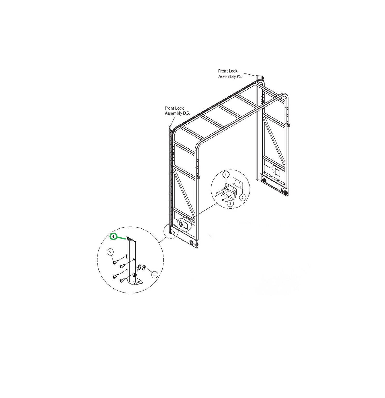 Aero: J Clamp for Front Bow - Longer