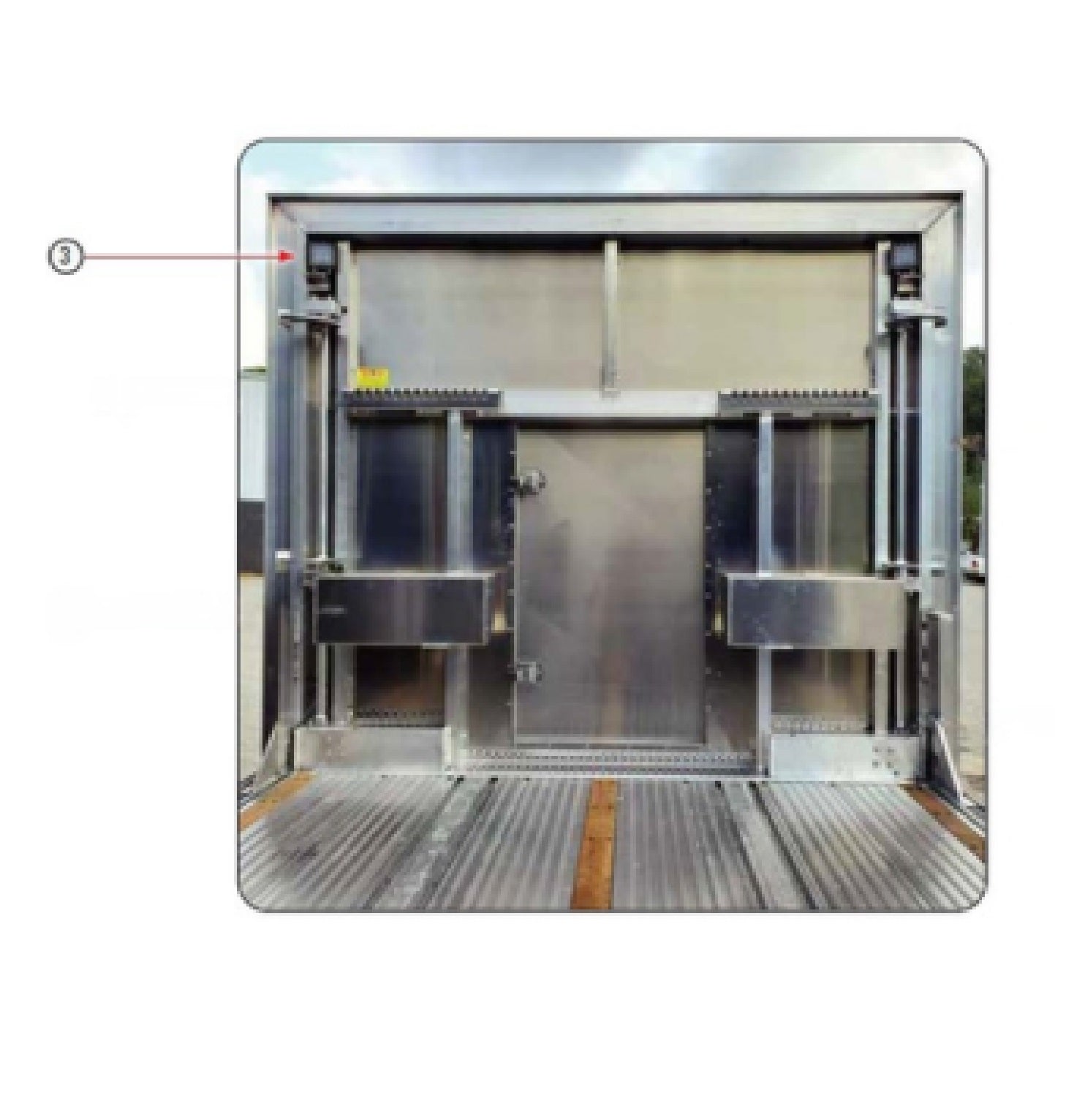 LED spotlights for interior bulkhead (set of 2)