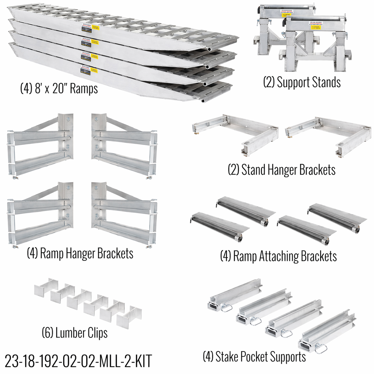 HD Ramps Full Kit for Step Deck Trailers Route One Trailers