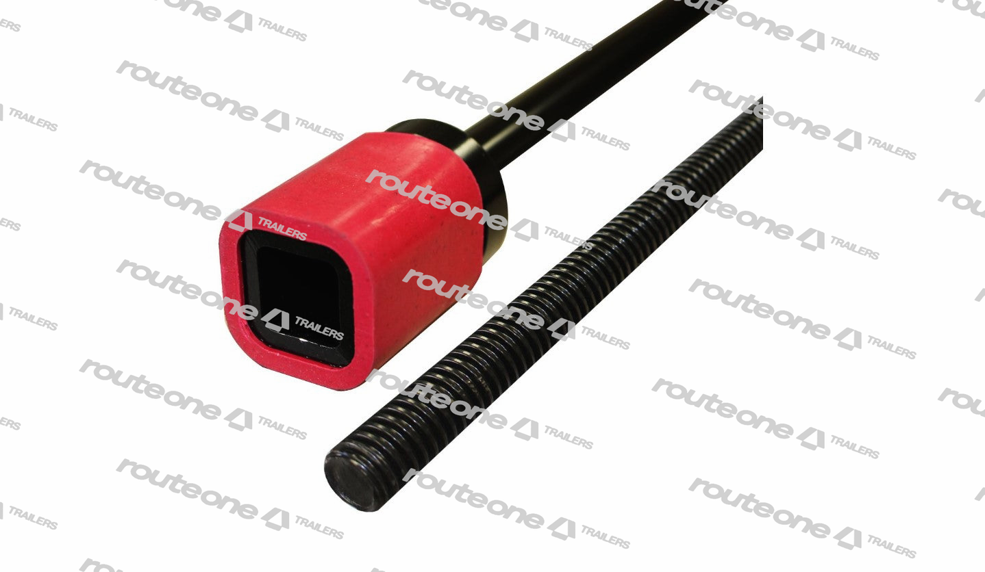 Threaded Rod Assembly - A-frame Crank Rod Route One Trailers