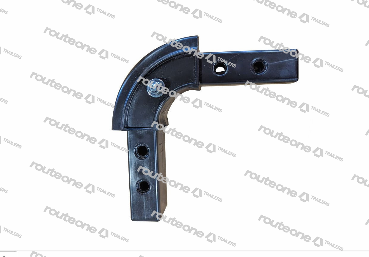 Intermediate Corner Casting - Black Plastic - Flange Bracket Assy with Flat Socket Countersink bolt Route One Trailers