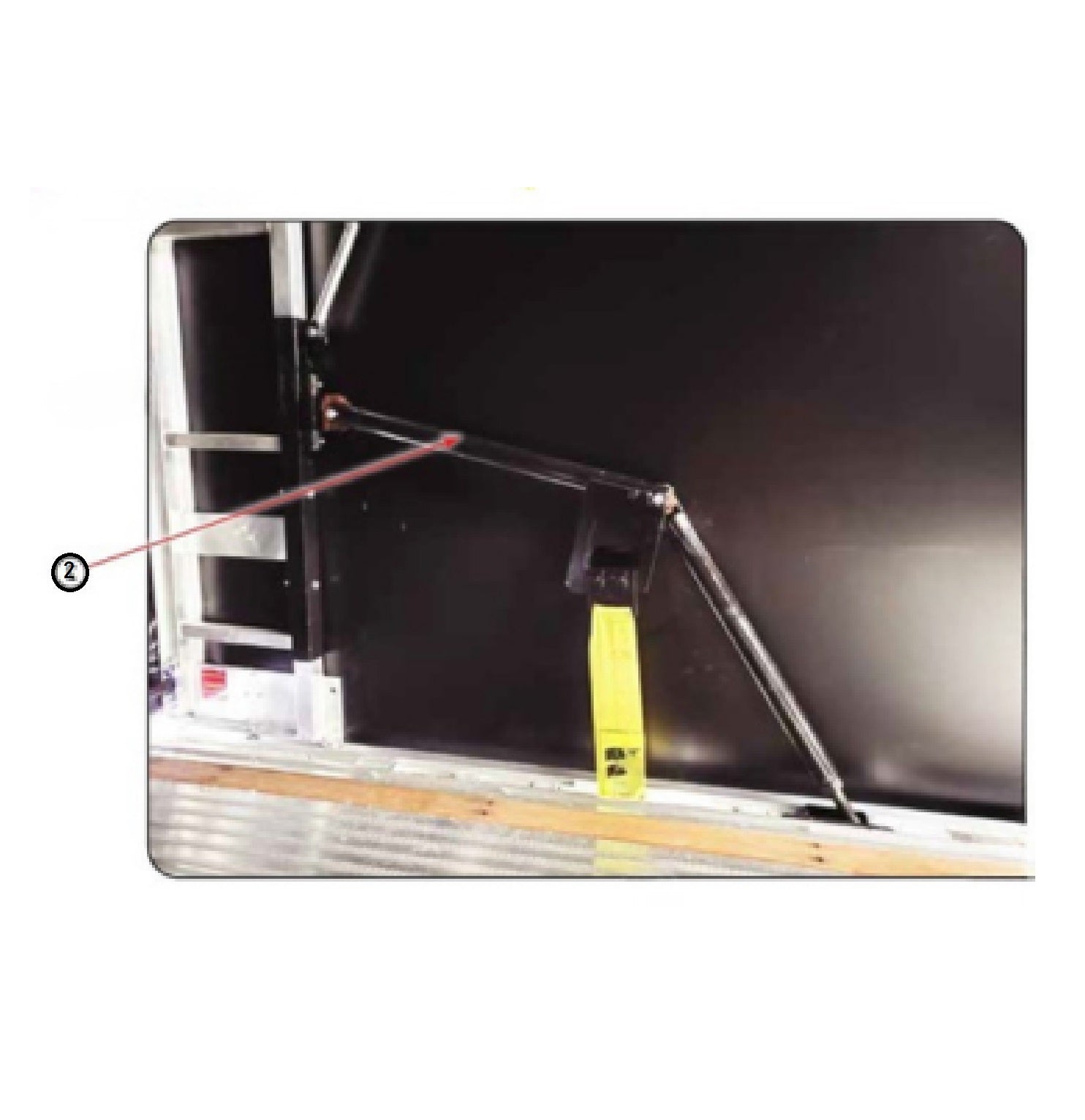 Upper tension arm left side (drivers side)