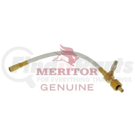 Meritor PSI Hose, 11” Length, Super Single Tire, Straight w/ Check Port